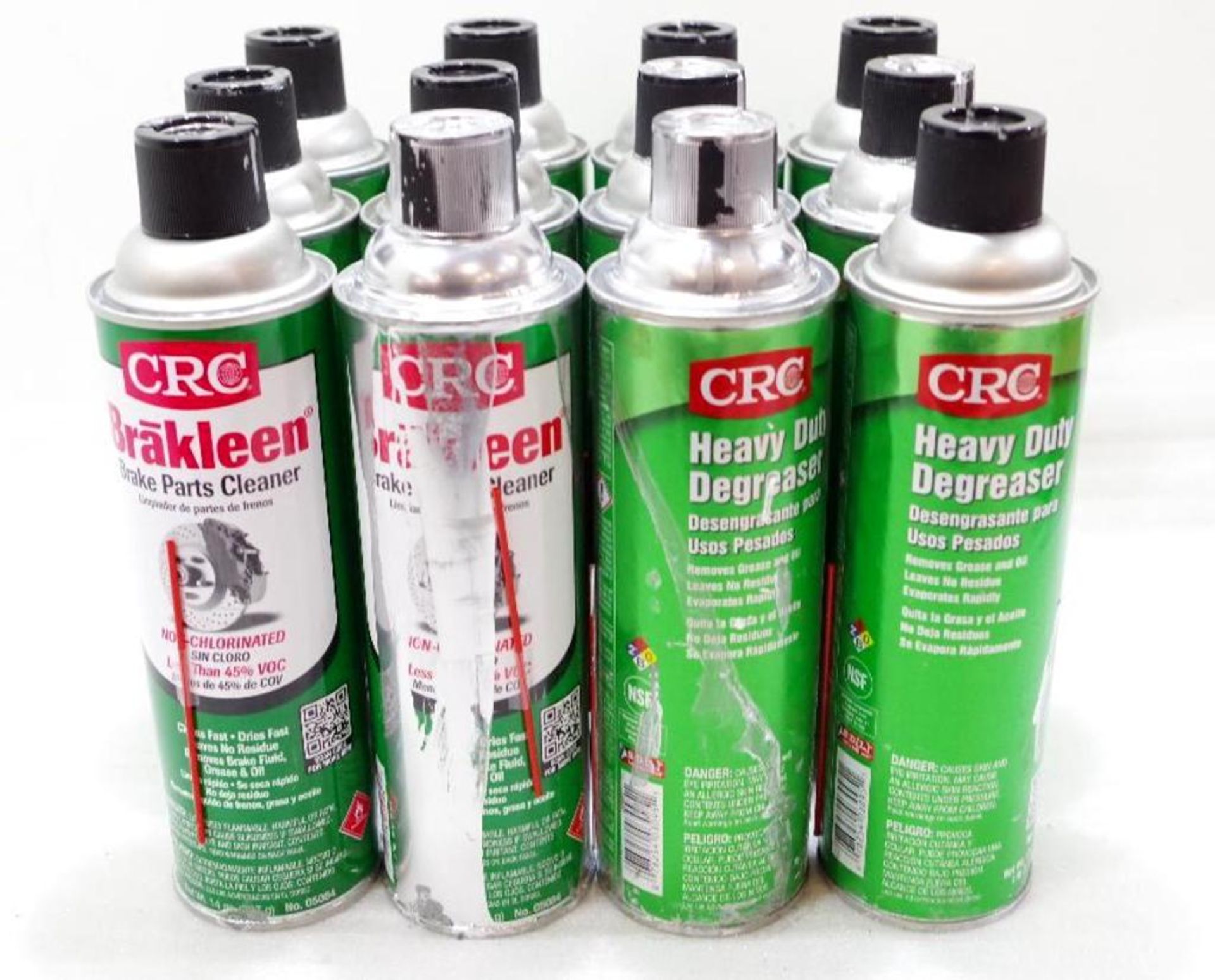 [12] CRC Aerosol Cans: (10) Heavy Duty Degreaser & (2) Brakleen Brake & Parts Cleaner - Image 4 of 4