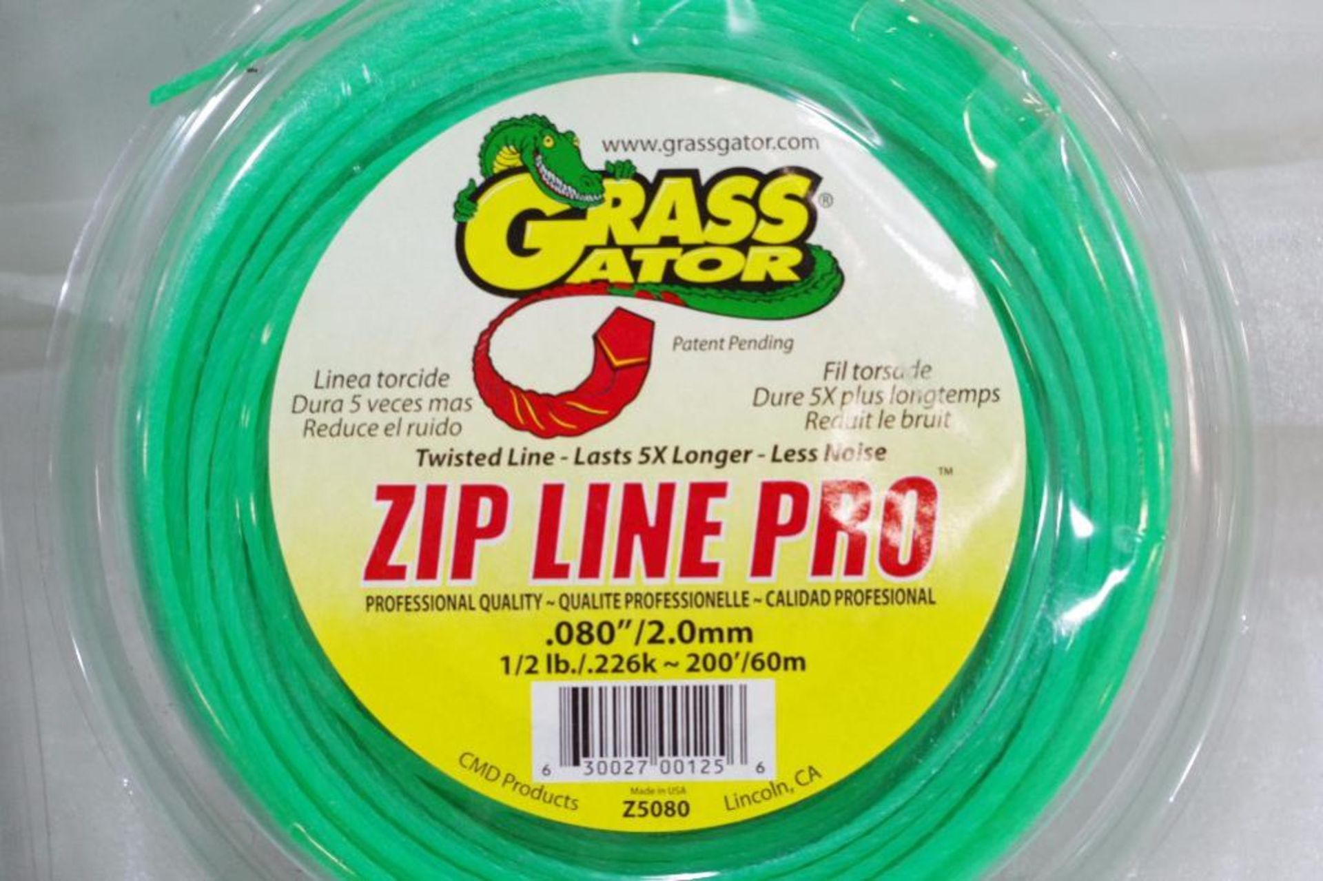 NEW GRASS GATOR Chrome Dome Replacement Trimmer Head and 200' Coil .080" Zip Line Pro - Image 2 of 5
