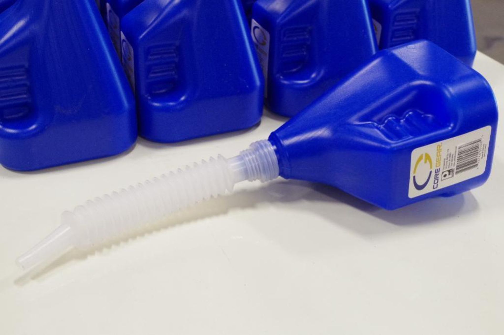 [25] NEW CORE GEAR Blue Funnels w/ Flexible Spout - Image 3 of 4