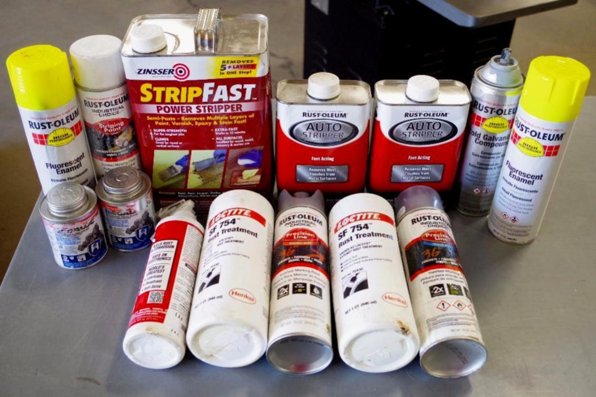 [14] Assorted Solvents, Sealants, Treatments & Paints