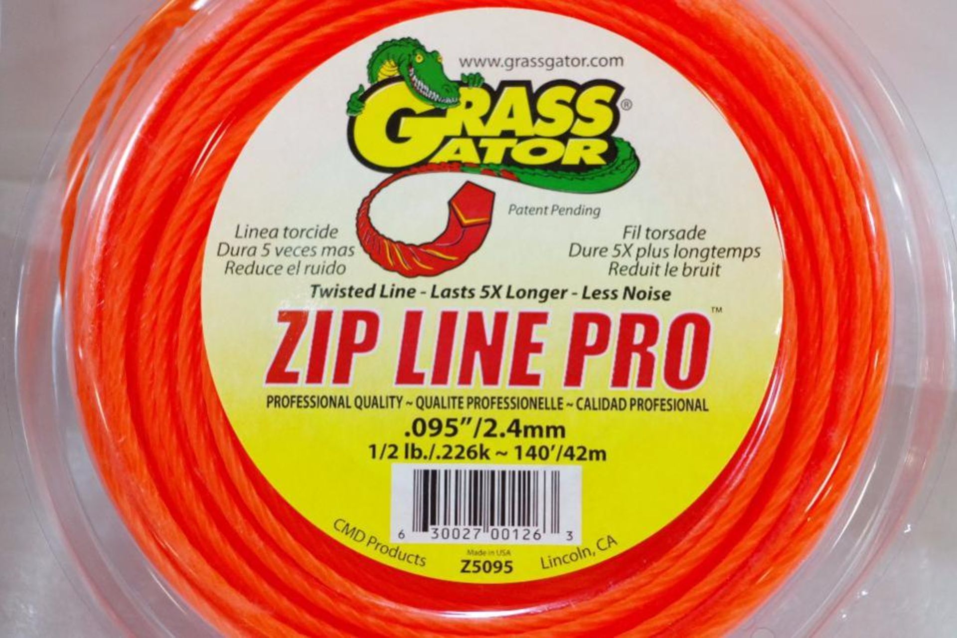 NEW GRASS GATOR Rebel Replacement Trimmer Head and 140' Coil .095" Zip Line Pro - Image 2 of 7