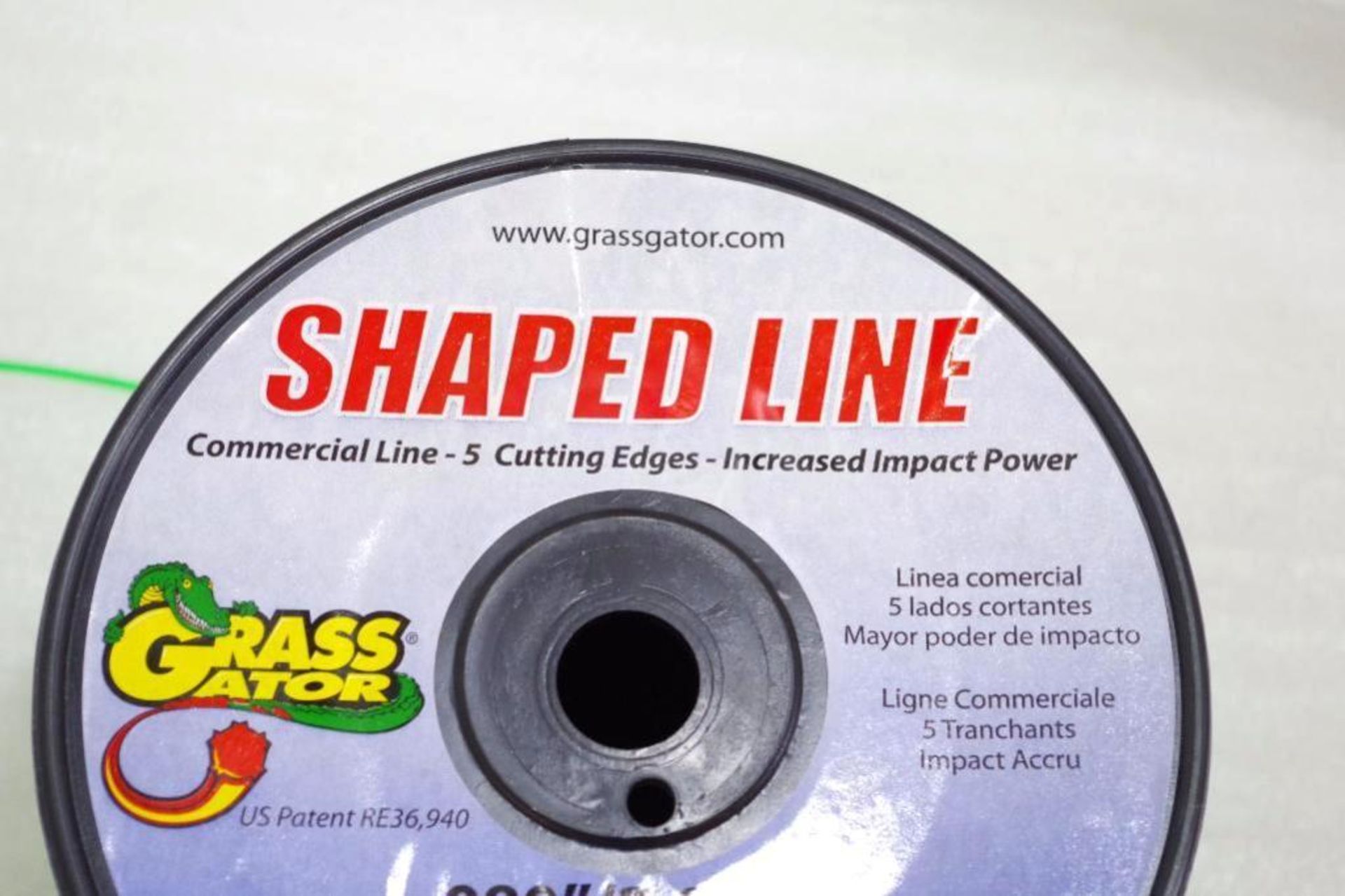 1205' Spool GRASS GATOR .080" Shaped Line, M/N 9080, Made in USA - Image 3 of 5