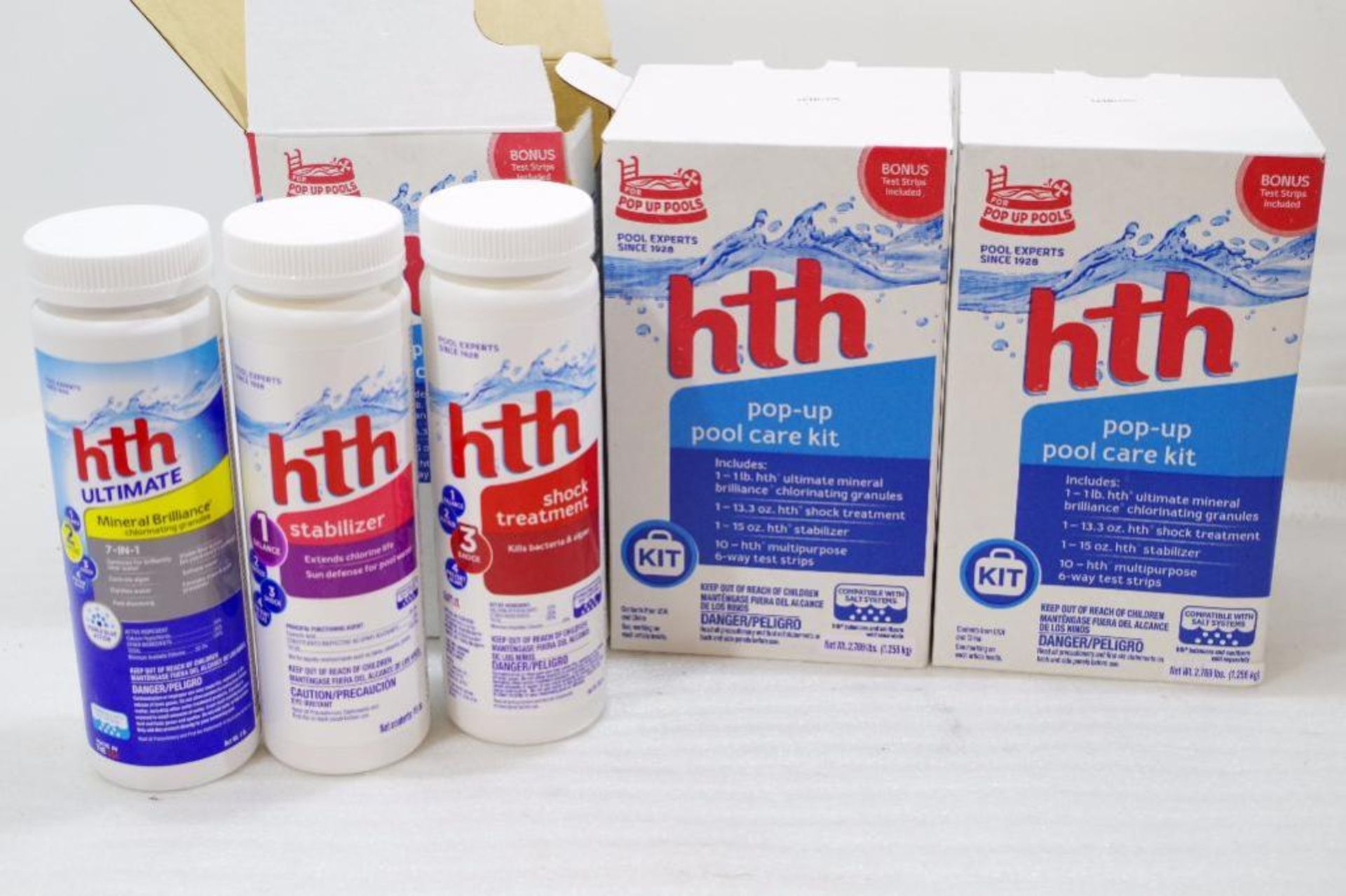 [3] HTH Pool Pop-Up Pool Care Kits