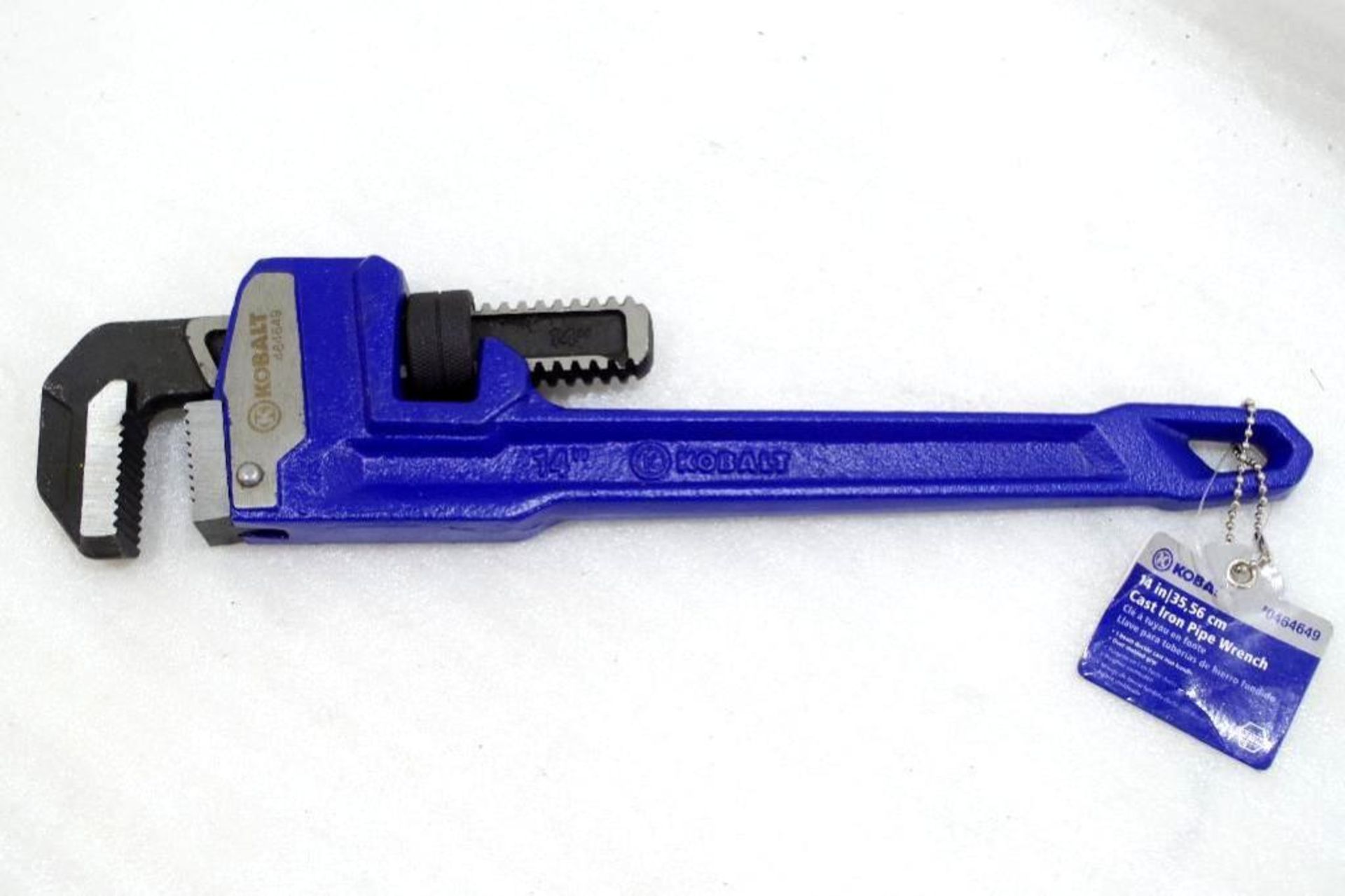 NEW KOBALT 14" Cast Iron Pipe Wrench - Image 2 of 3