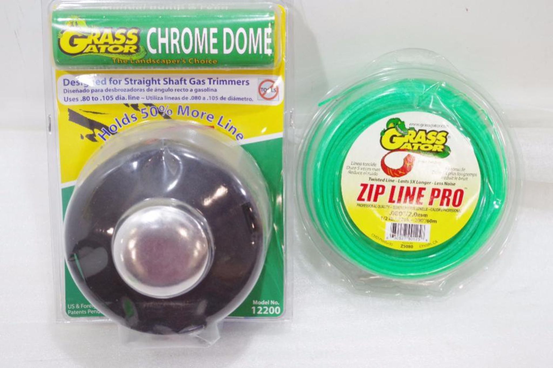 NEW GRASS GATOR Chrome Dome Replacement Trimmer Head and 200' Coil .080" Zip Line Pro - Image 5 of 5