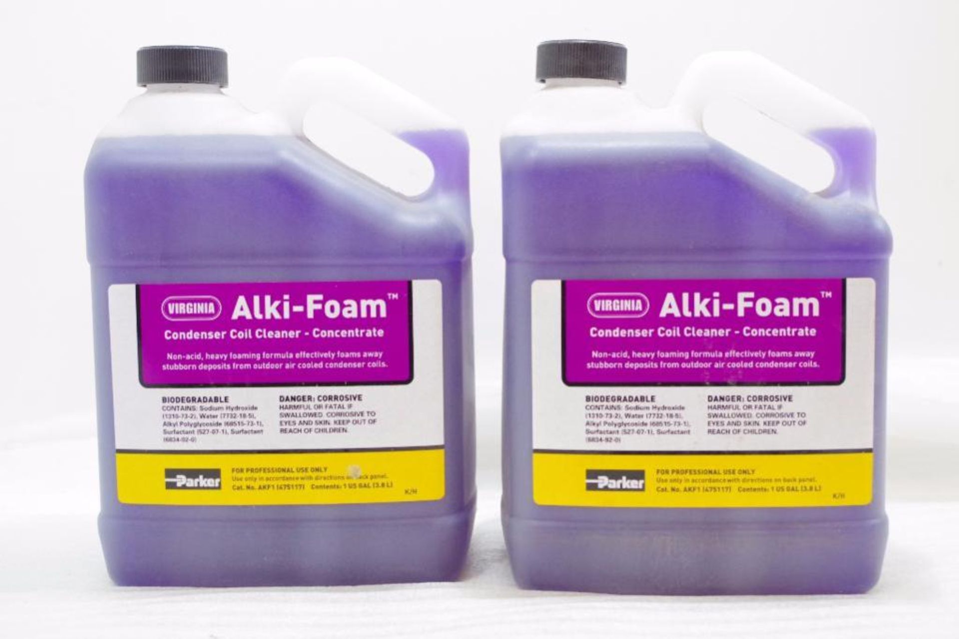 [2] Gallons PARKER Alki-Foam Condensor Coil Cleaner-Concentrate