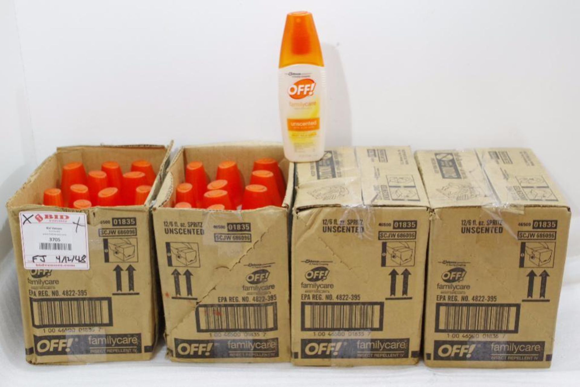 [48] Bottles OFF Insect Repellent, 6-Fl. oz., Spritz, Unscented (4 Boxes of 12 Each) - Image 2 of 3