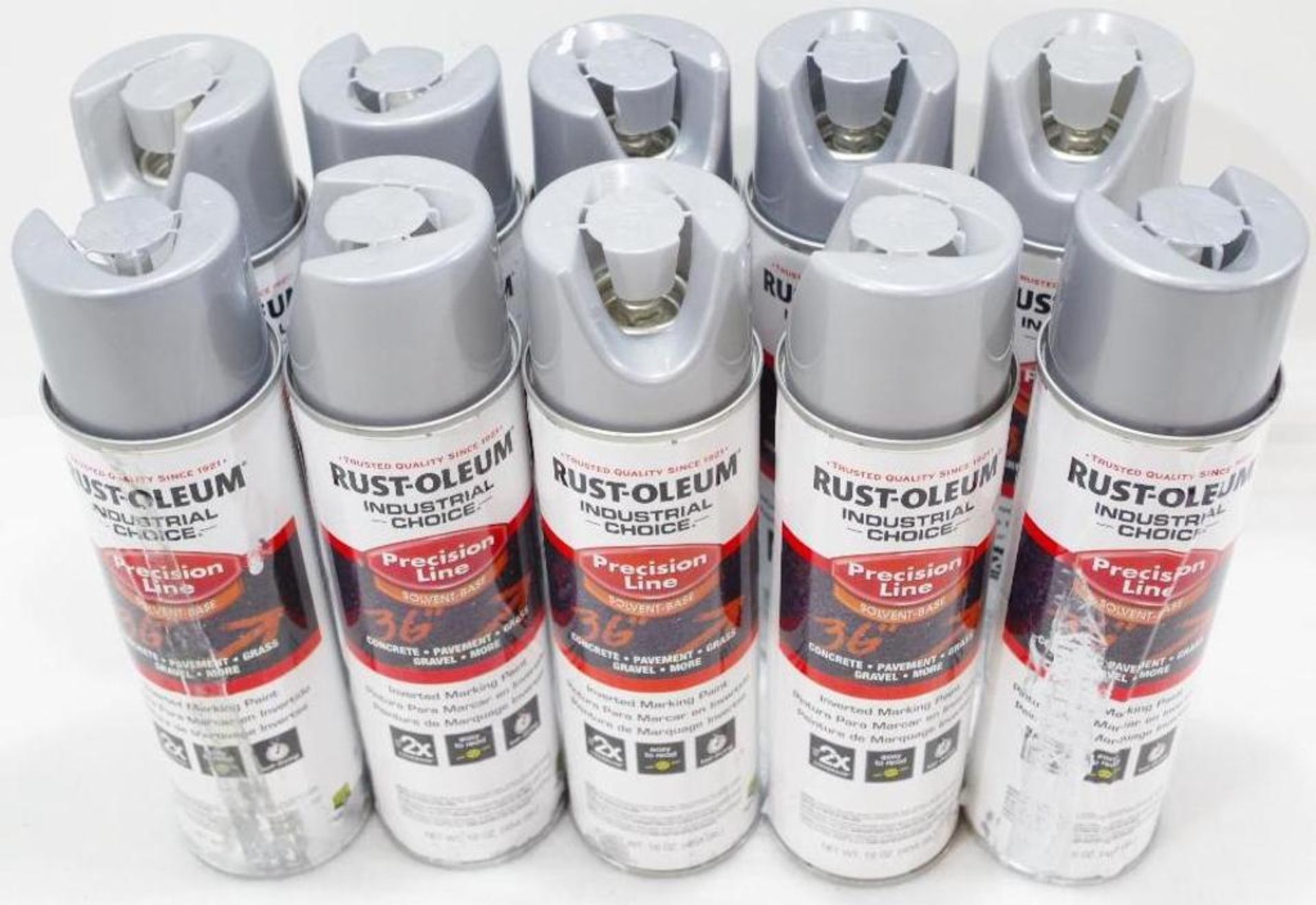 [10] Cans RUSTOLEUM Silver Inverted Marking Spray, 16 oz. Each - Image 4 of 4