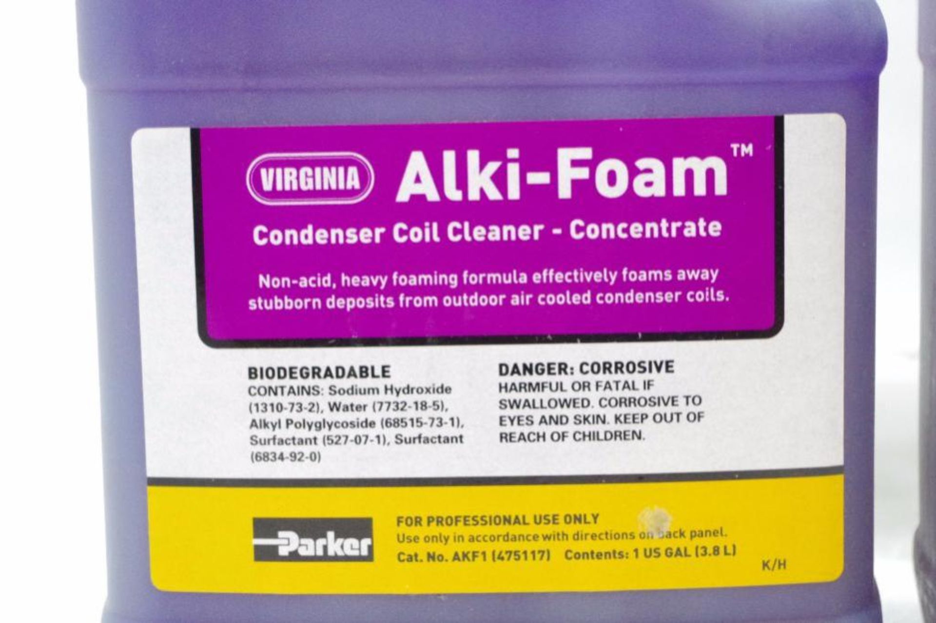 [2] Gallons PARKER Alki-Foam Condensor Coil Cleaner-Concentrate - Image 2 of 3