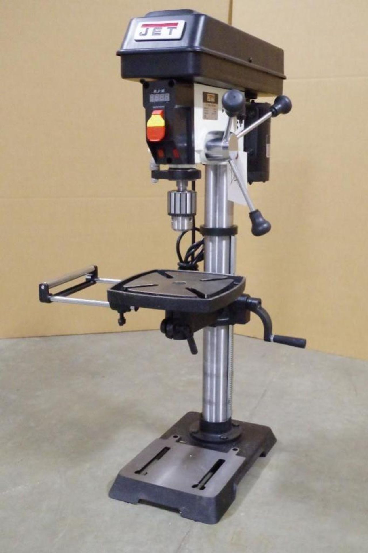 UNUSED JET 12" Step Pulley Bench Drill Press, 9-1/2" x 9-1/2" Cast Iron Table - Image 2 of 6