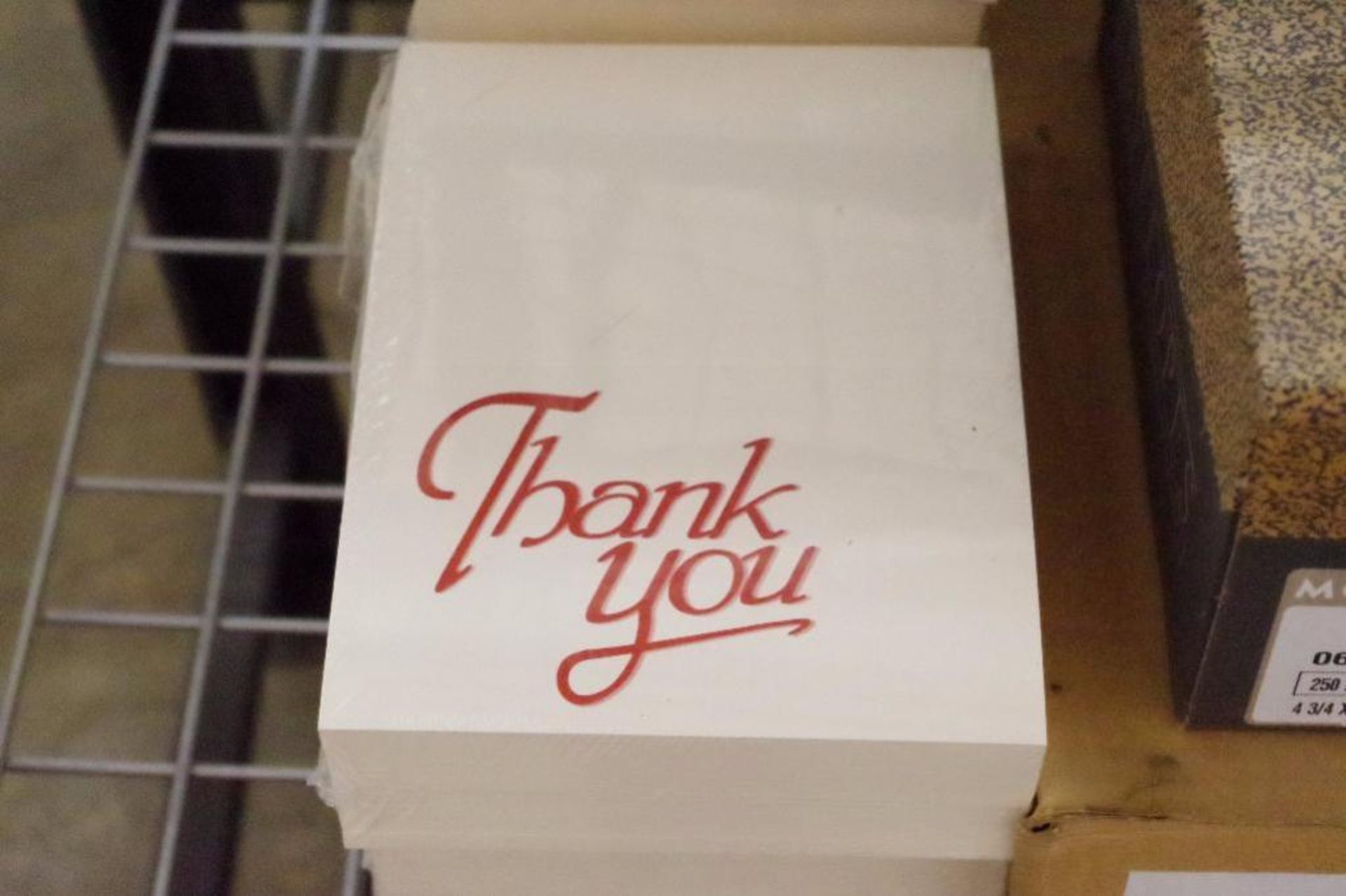 [QTY] Shelf Lot: (11250) Envelopes, (200) Sheets Avery Labels & (9) Packs "Thank You" Cards - Image 6 of 8