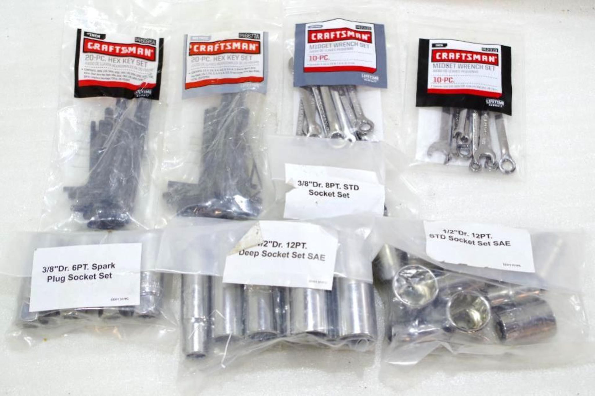 NEW Assorted CRAFTSMAN Wrenches, Sockets & Hex Keys (see photos for more information)