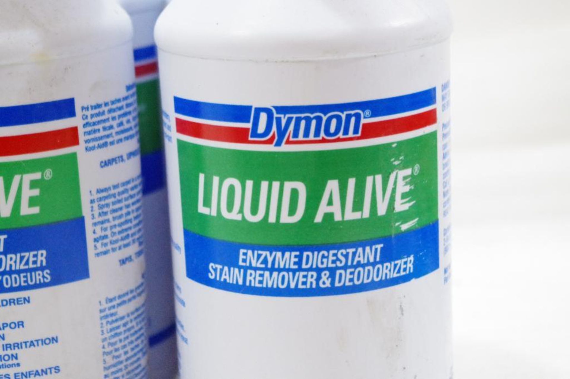 [14] 1-Quart Bottles DYMON Liquid Alive Stain Remover & Deodorizer - Image 3 of 4