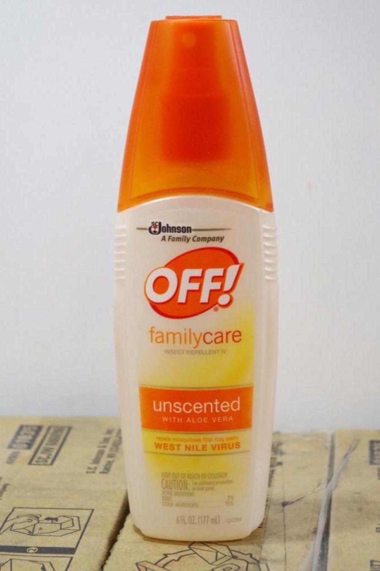 [48] Bottles OFF Insect Repellent, 6-Fl. oz., Spritz, Unscented (4 Boxes of 12 Each)