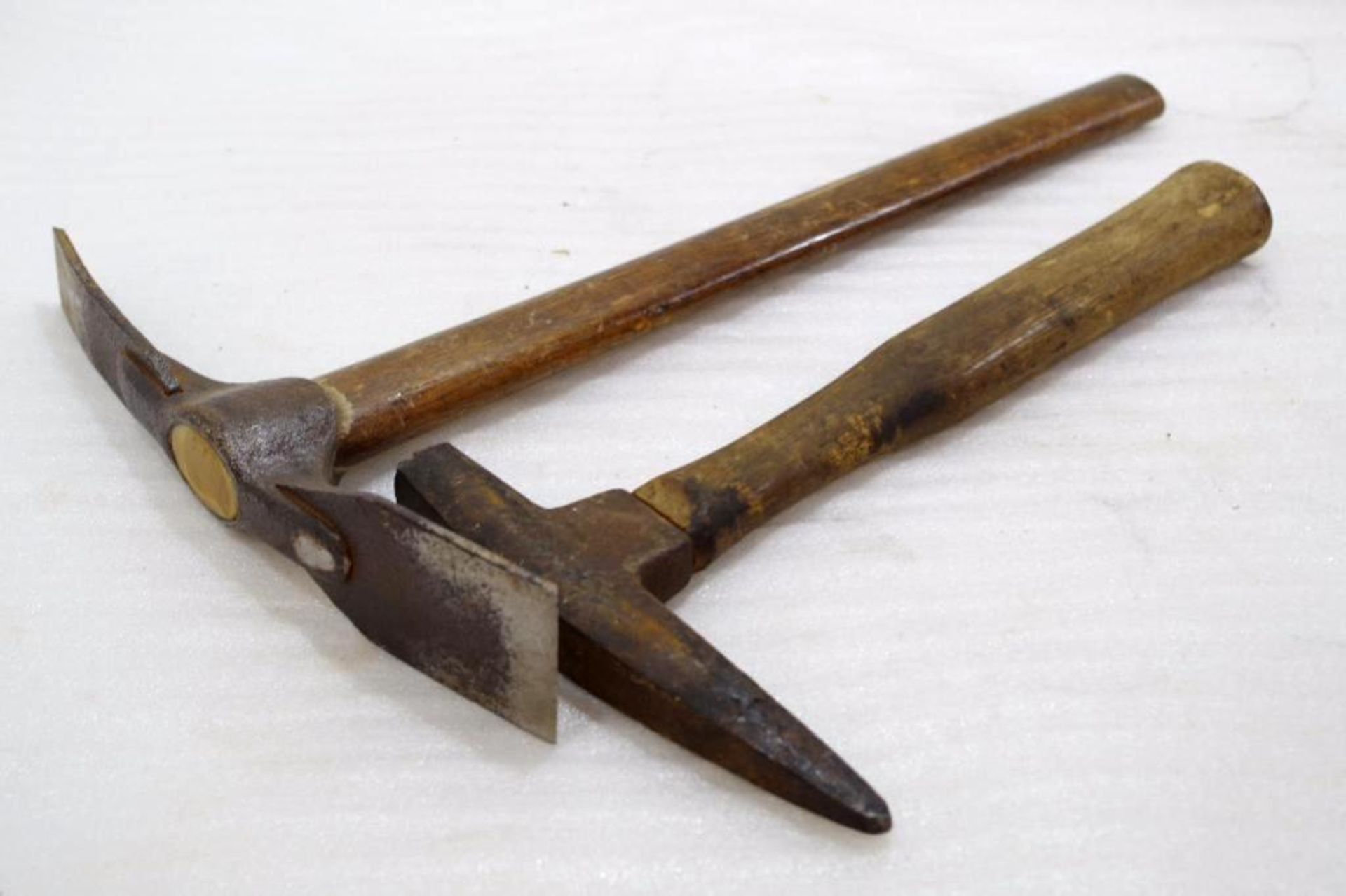 [2] Vintage Tools: Miner's/Prospector Pick & Hand-Held Mattock-Like Tool - Image 2 of 2