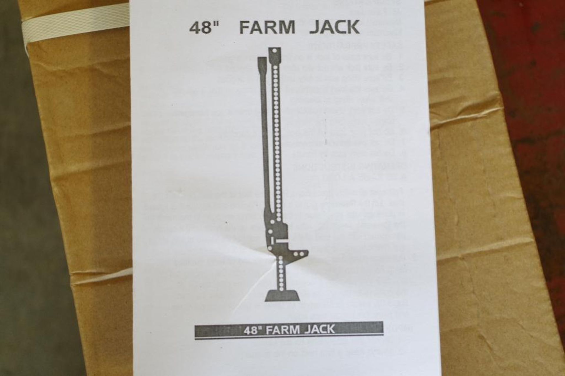 UNUSED 48" Farm Jack - Image 4 of 4