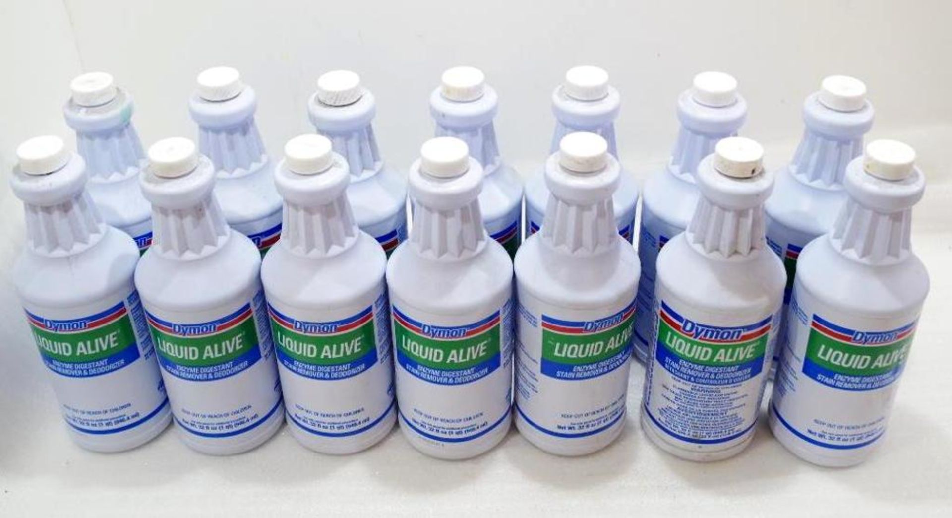 [14] 1-Quart Bottles DYMON Liquid Alive Stain Remover & Deodorizer - Image 2 of 4