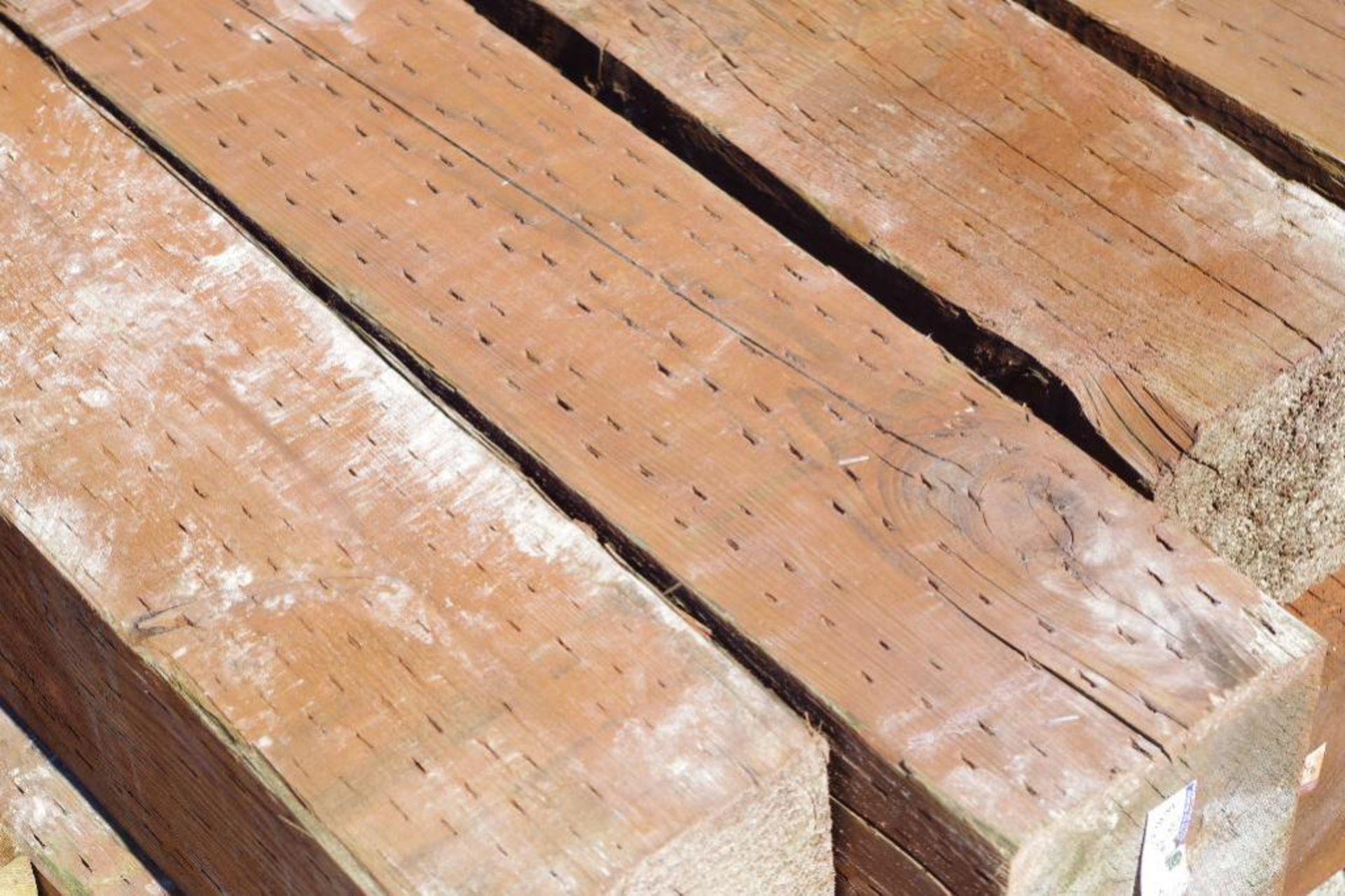 [11] Pressure Treated Beams; Timber(s) have defects (cracks, knots, warpage); Must preview - Image 4 of 4