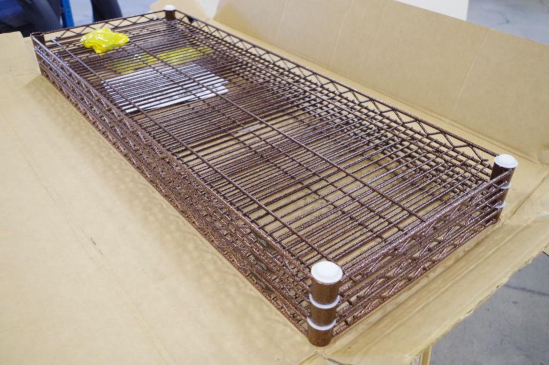 [3] UNUSED METRO Wire Shelves 18" x 48", Copper Hammertone Finish