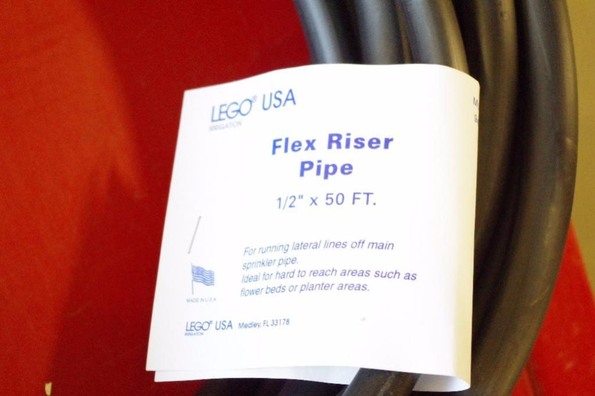 [3] UNUSED LEGO USA 1/2" x 50' Flex Riser Pipe Rolls, Made in USA - Image 3 of 3