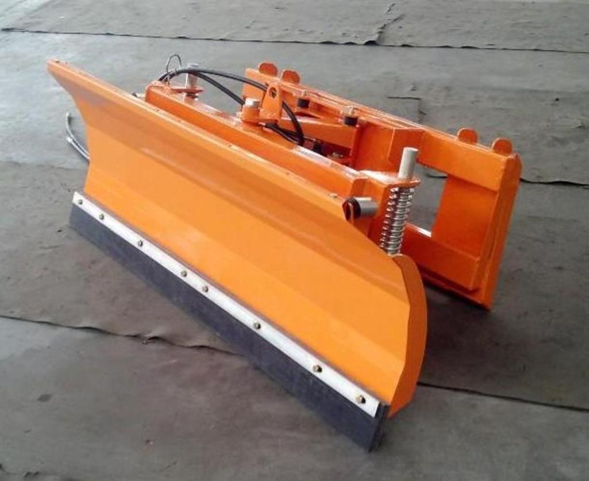 UNUSED 94" Extreme Duty Snow Plow / Dozer Blade Combo Hydraulic Skid Steer Attachment