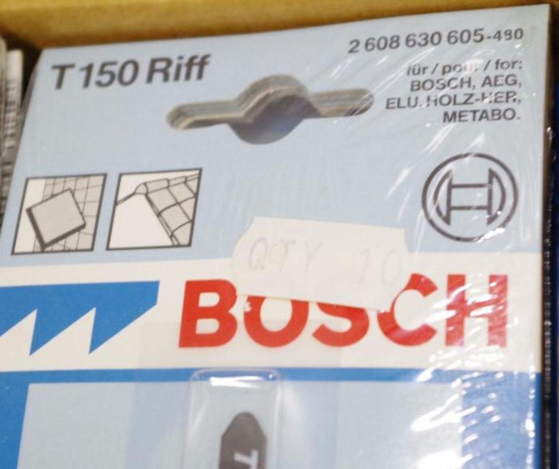 [200] BOSCH Jig Saw Blades: (100) T150 & (100) T130 - Image 4 of 6
