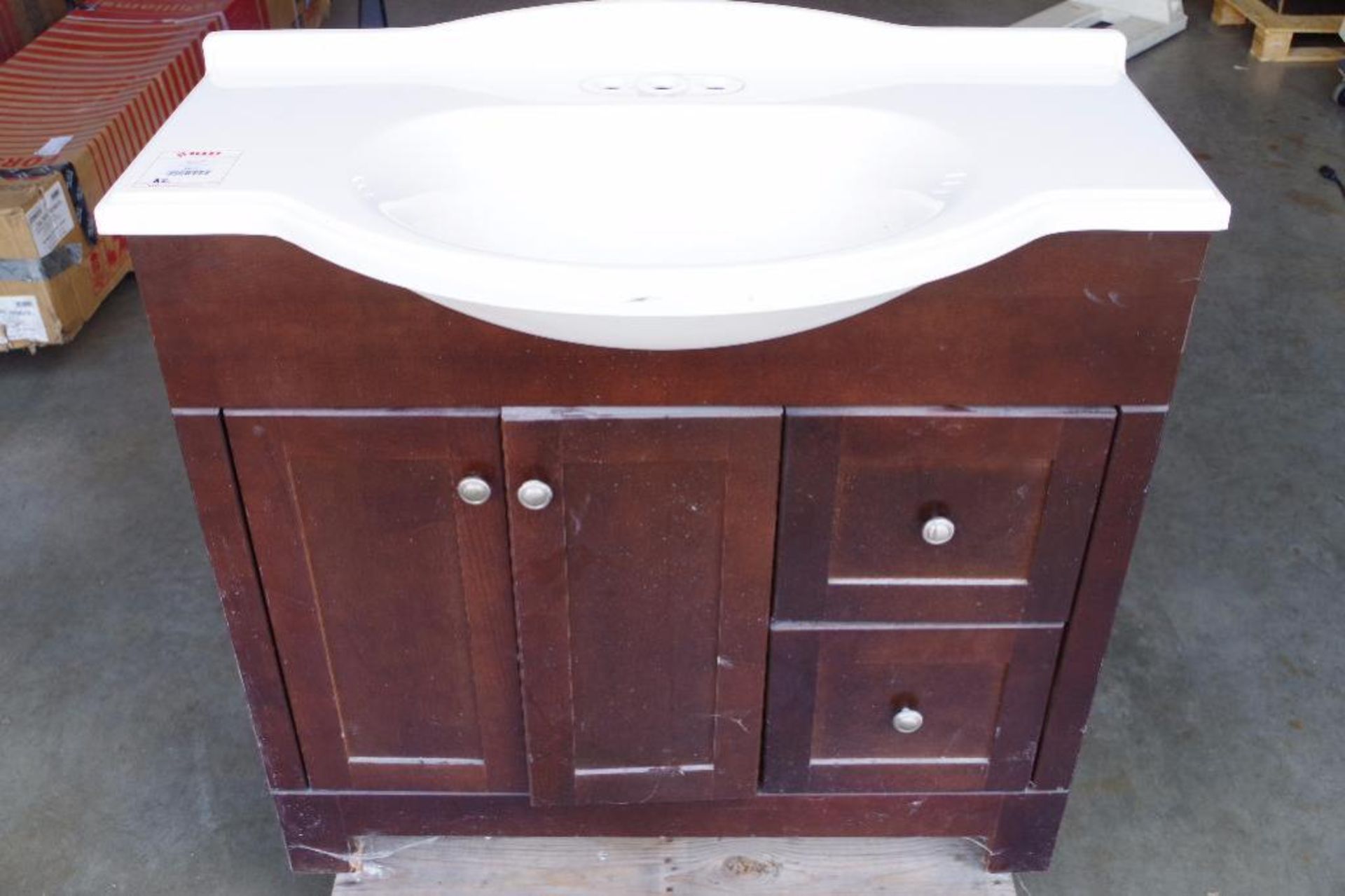 37" Vanity, Approx. 36"W x 13"D x 35"H (Used) - Image 3 of 5