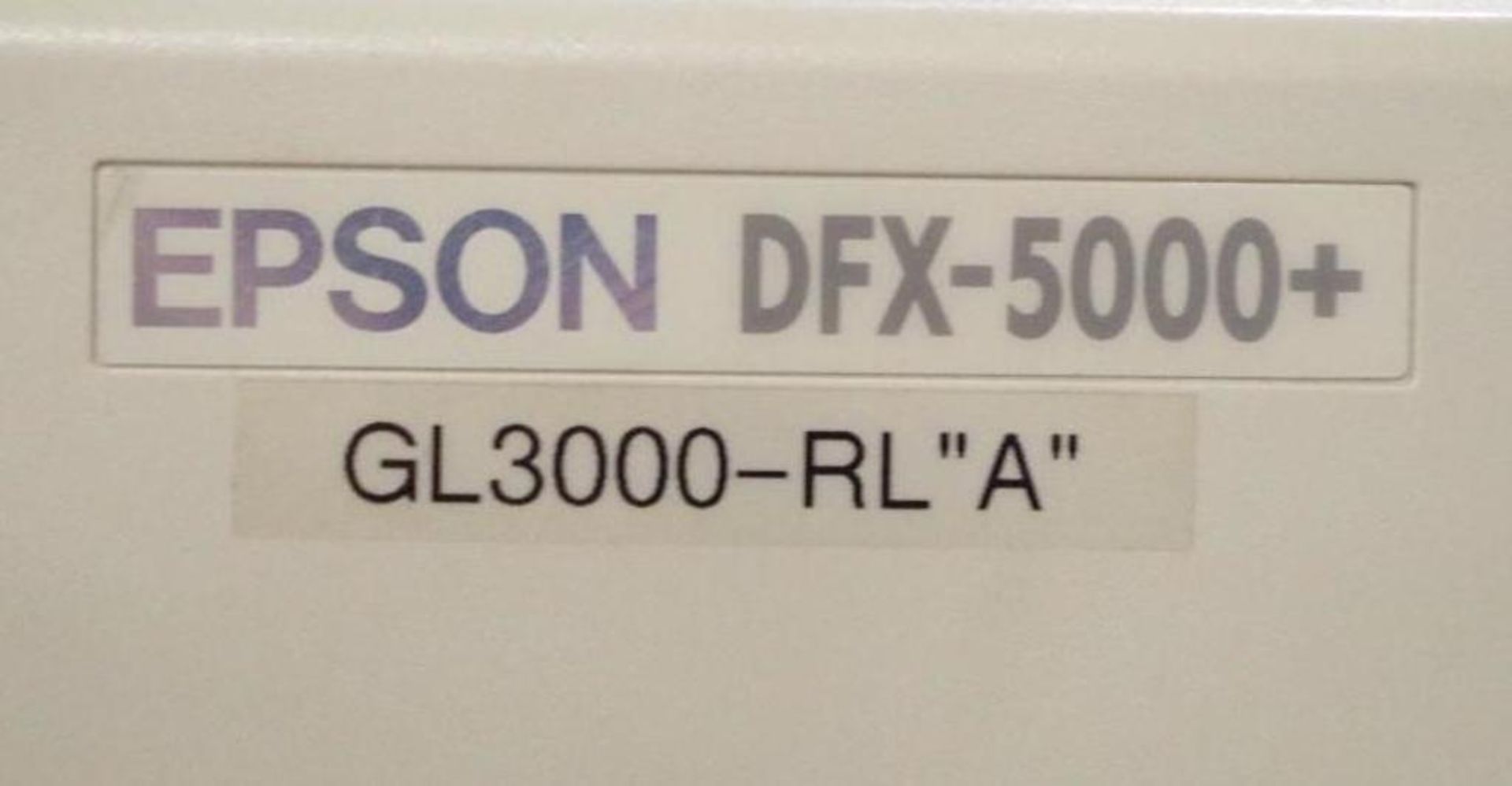 Epson DFX-5000+ Impact Printer - Image 3 of 5