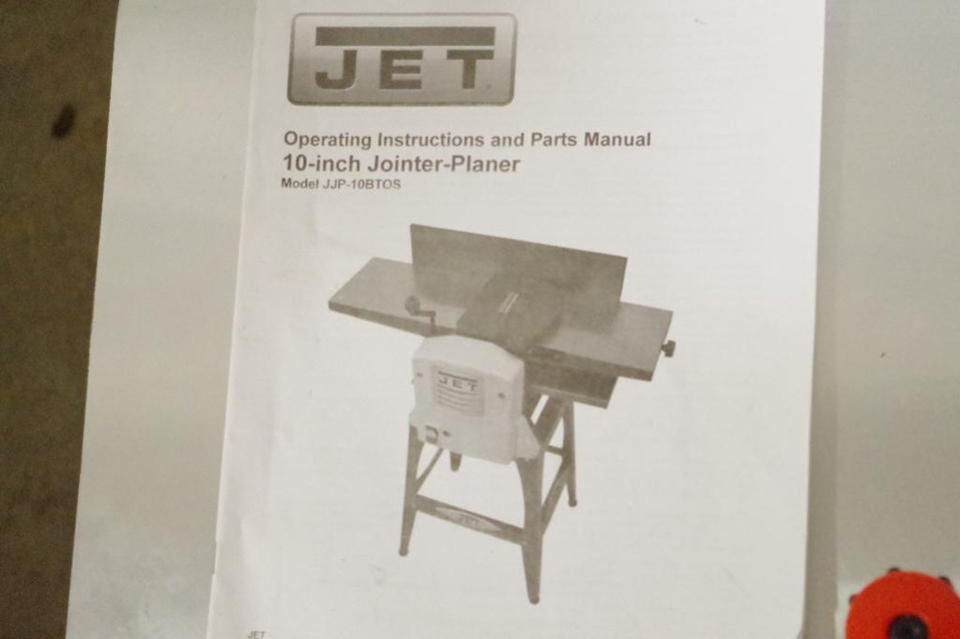 JET 10" Jointer-Planer 120V, 10" Max Cutting Width M/N JJP-10BTOS - Image 2 of 5