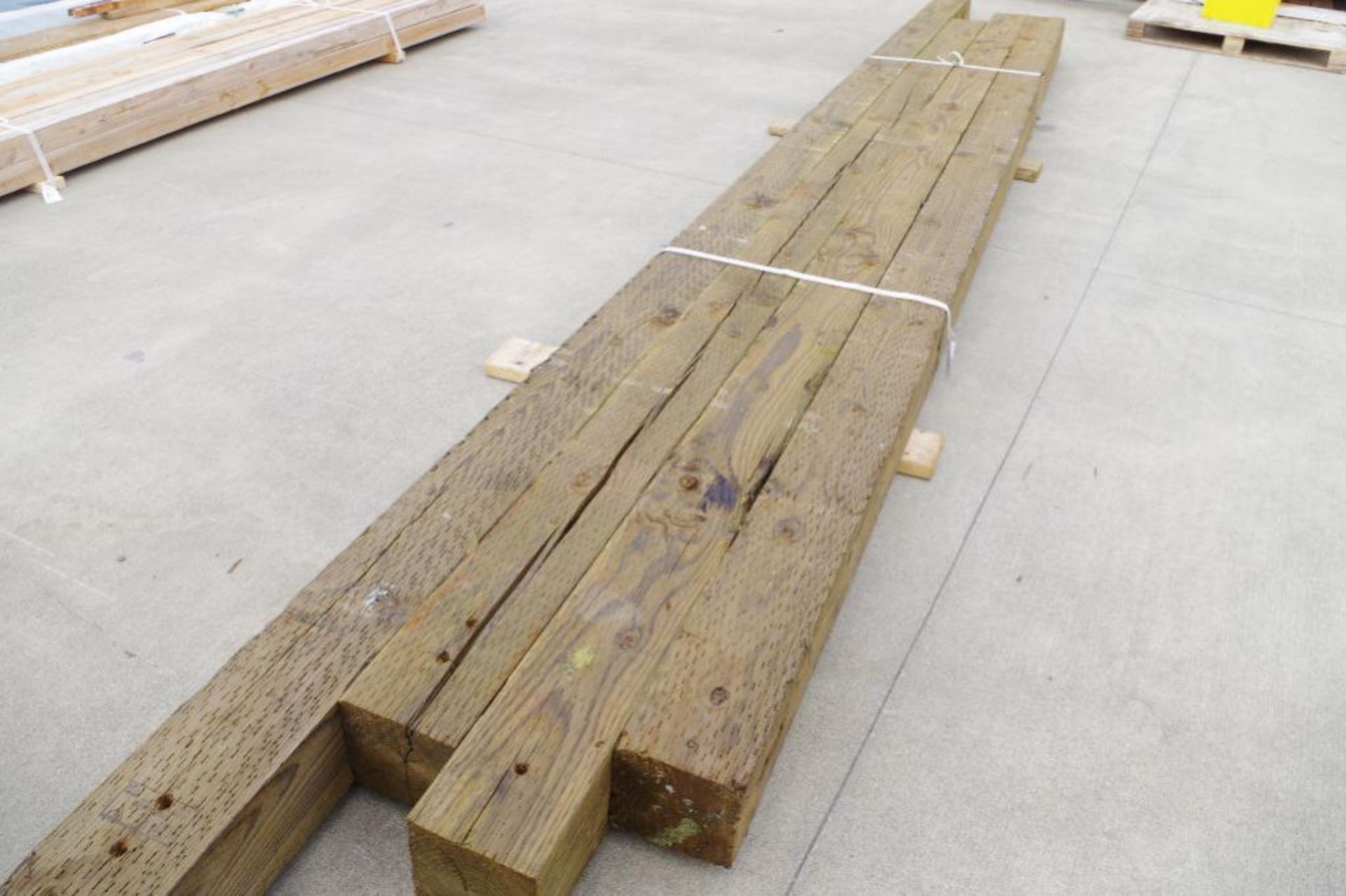 [4] 8x8 Pressure Treated Beams, Lengths from 16' to 20' - Image 2 of 3