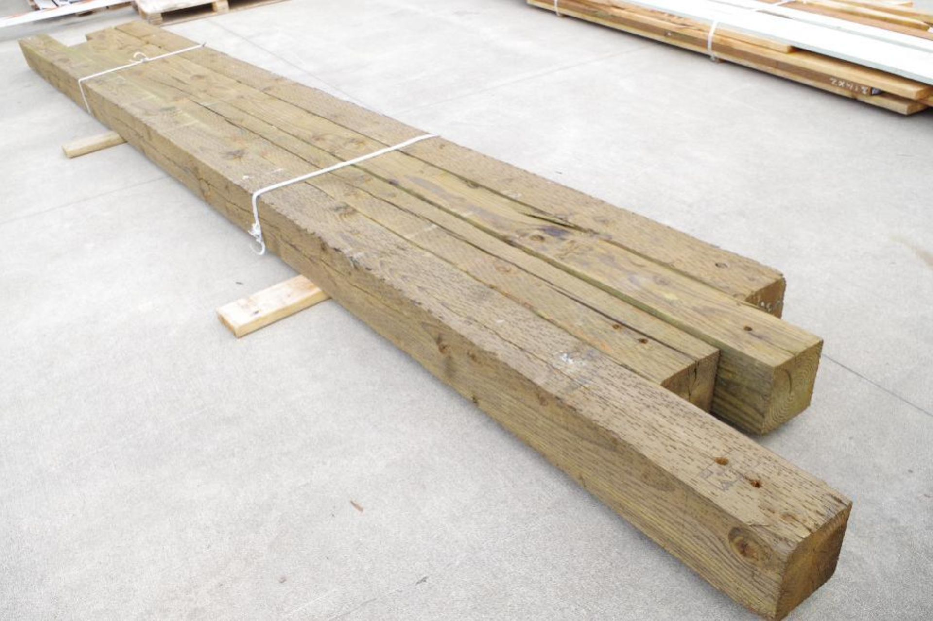 [4] 8x8 Pressure Treated Beams, Lengths from 16' to 20'