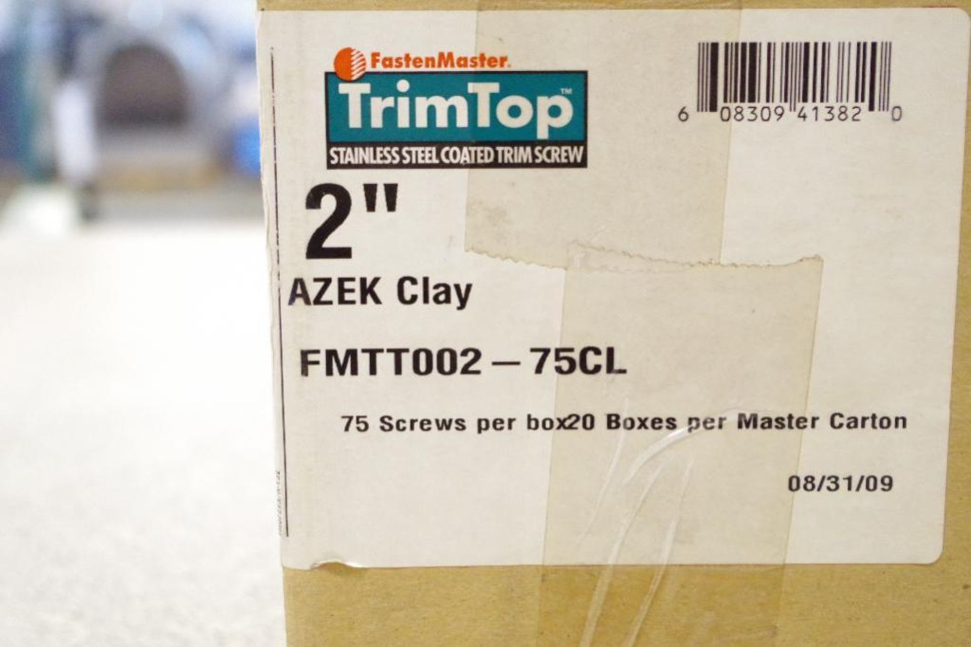 [3000] FASTEN MASTER 2" AZEK Clay Stainless Steel Coated Trim Screws - Image 3 of 5