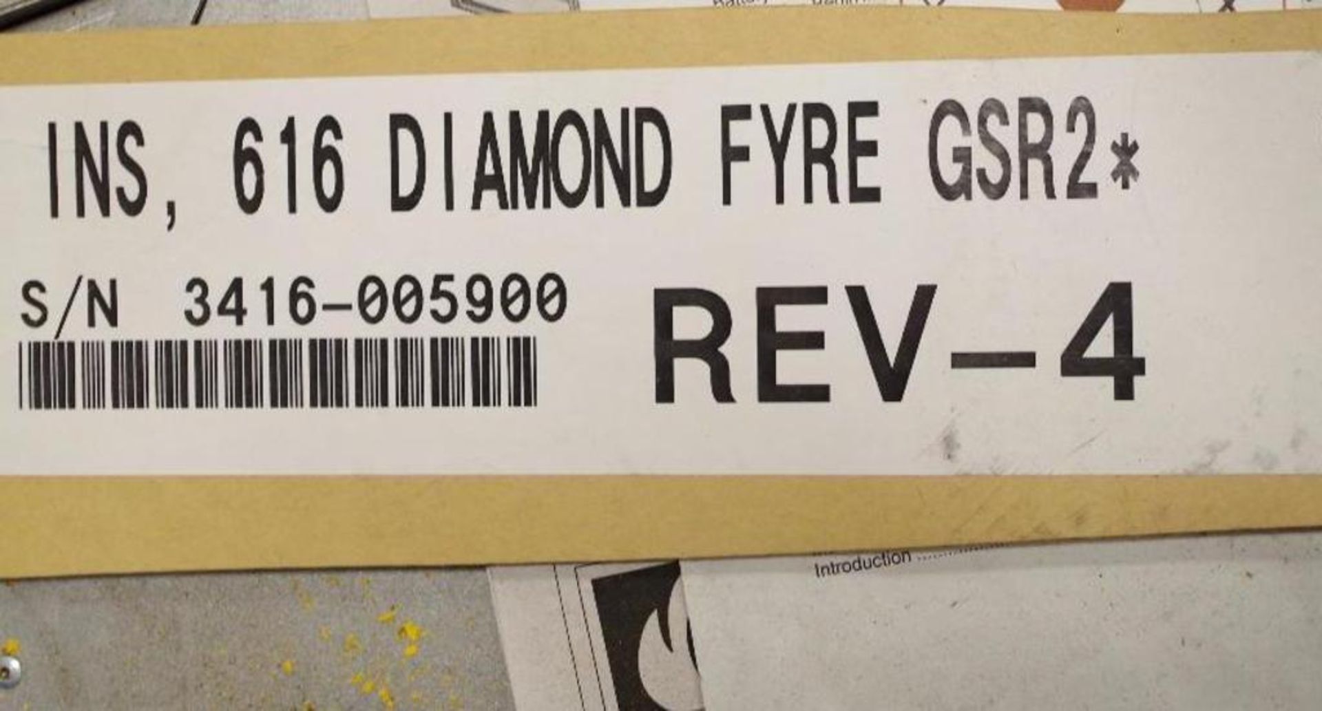 Gas Fireplace, Approx. 34"W x 16"D x 24"H M/N INS, 616 Diamond Fyre GSR* - Image 7 of 7