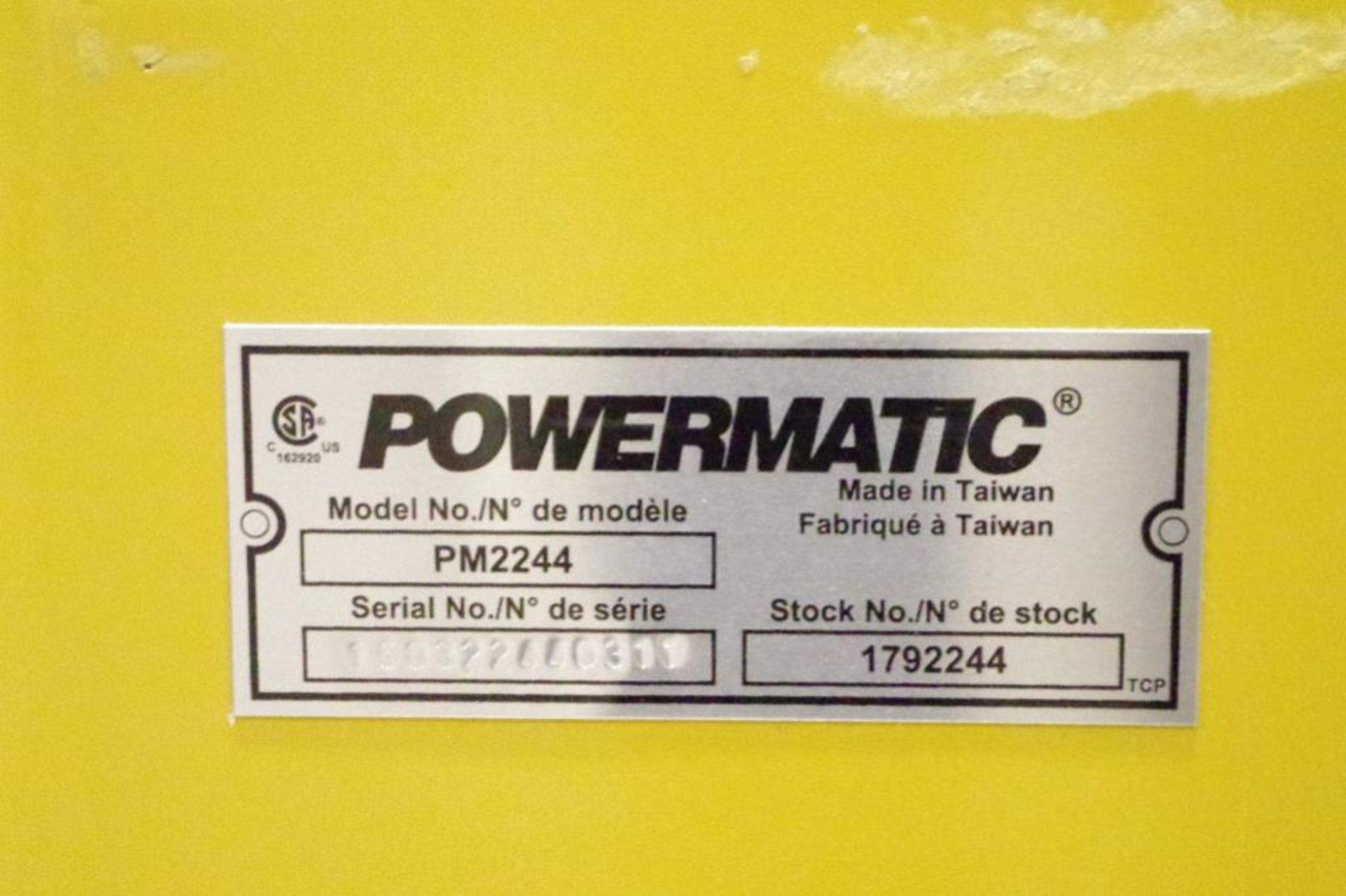POWERMATIC Tool Stand, 35" x 16" x 24"H - Image 2 of 3