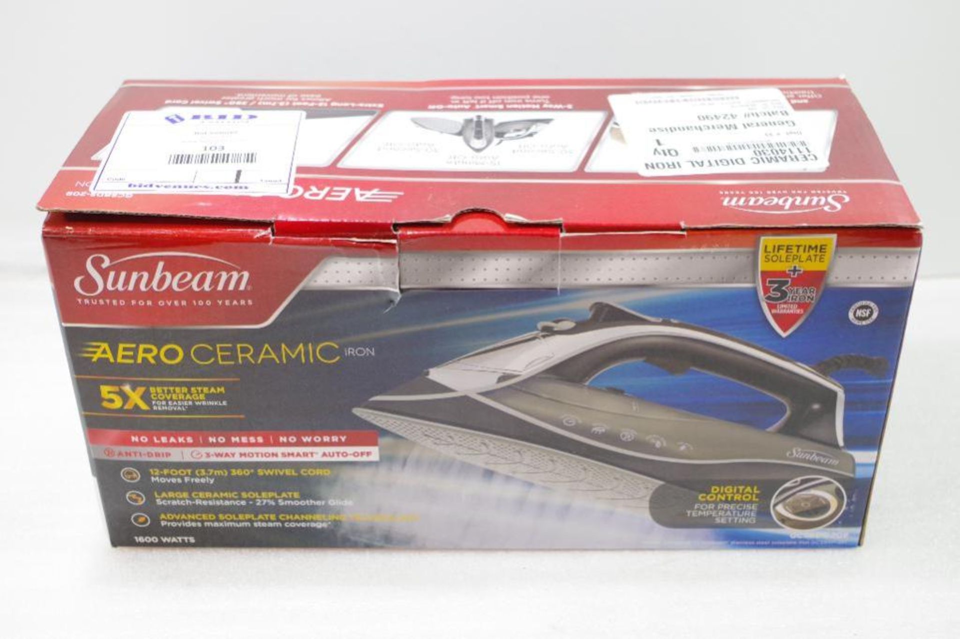 SUNBEAM Aeroceramic Iron - Image 4 of 4