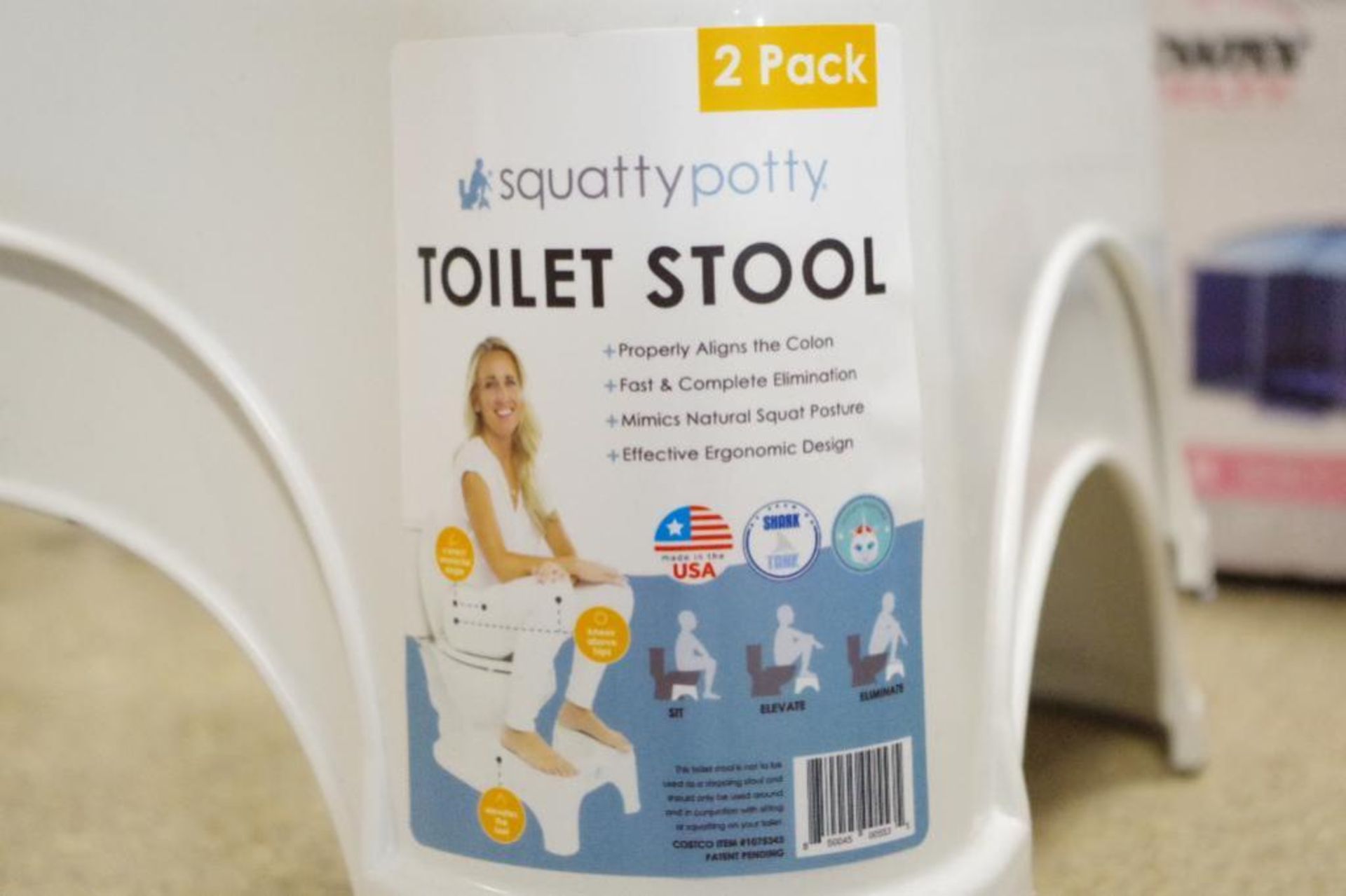 [2] Squatty Potty Toilet Stools, Made in USA - Image 2 of 3