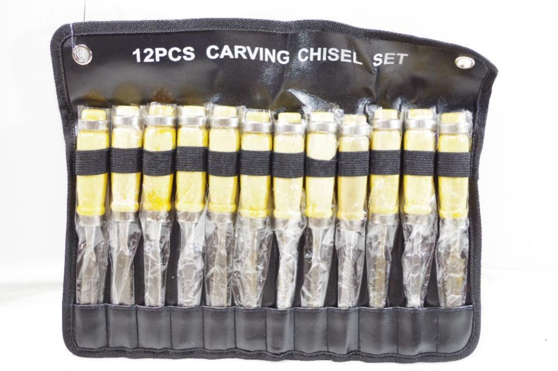 NEW 12-Piece Wood Carving Hand Chisel Tools Set - Image 4 of 4