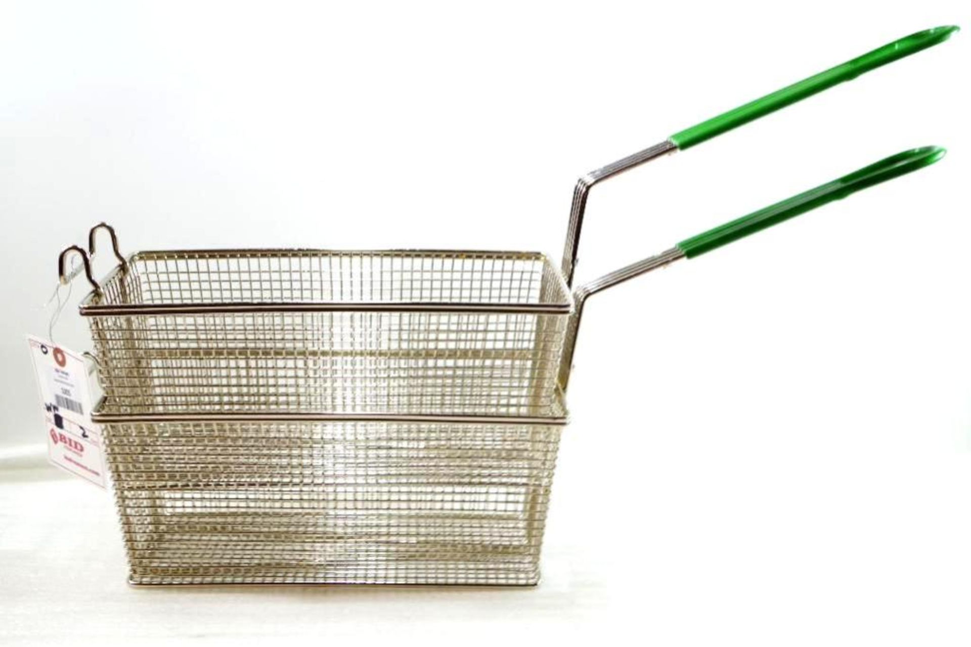 [2] Fryer Baskets w/ Hooks, Approx. 6" x 13" x 5"D - Image 2 of 2