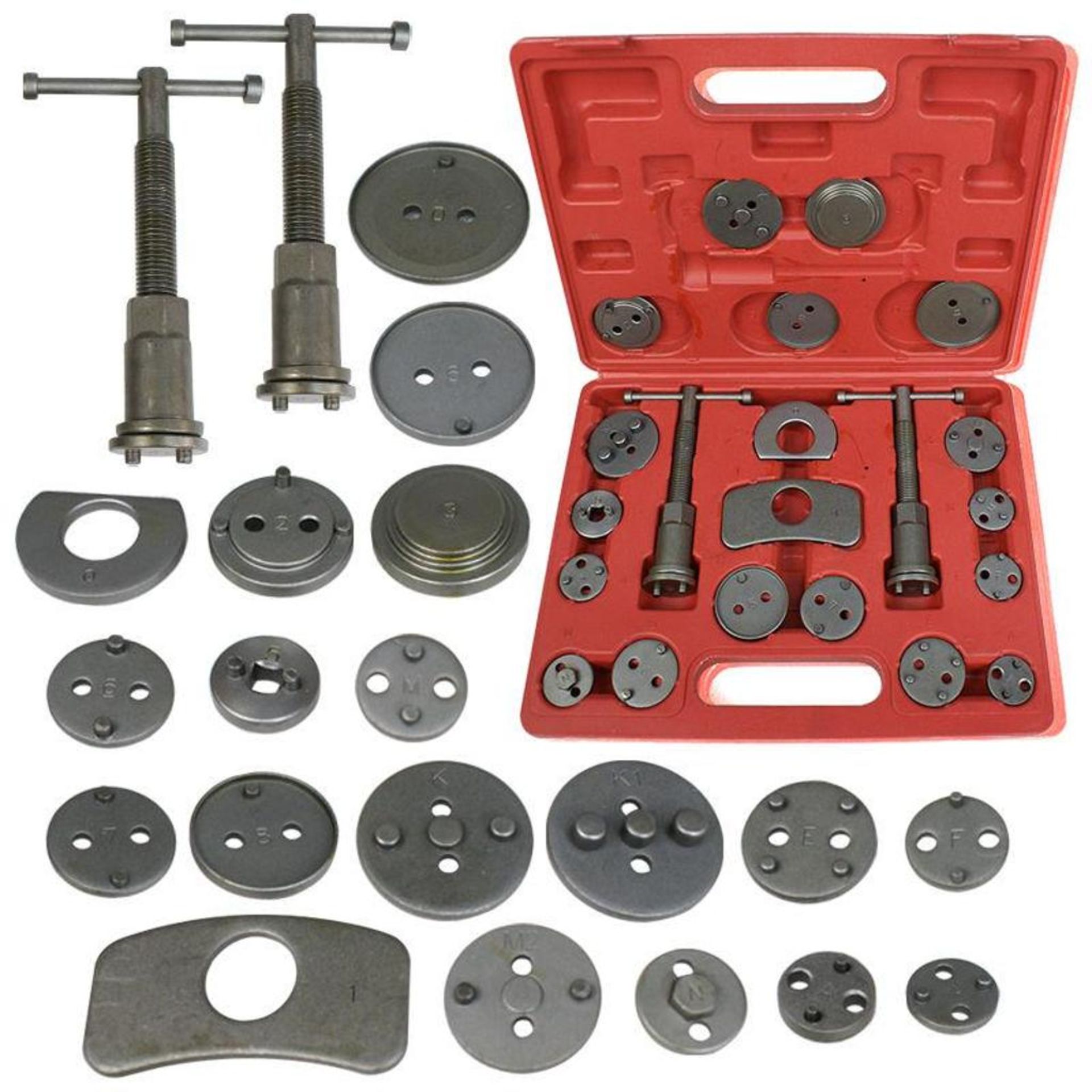 NEW 21-Piece Universal Disc Brake Caliper Piston Hand Tool Kit