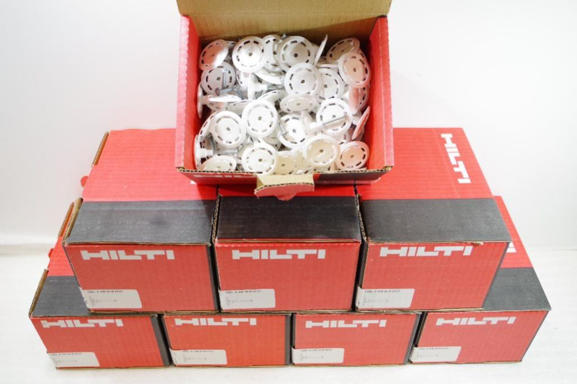 [800] HILTI Soft Washer Fasteners X-SW 30 ZF37, M/N 387675 (8 Boxes of 100)