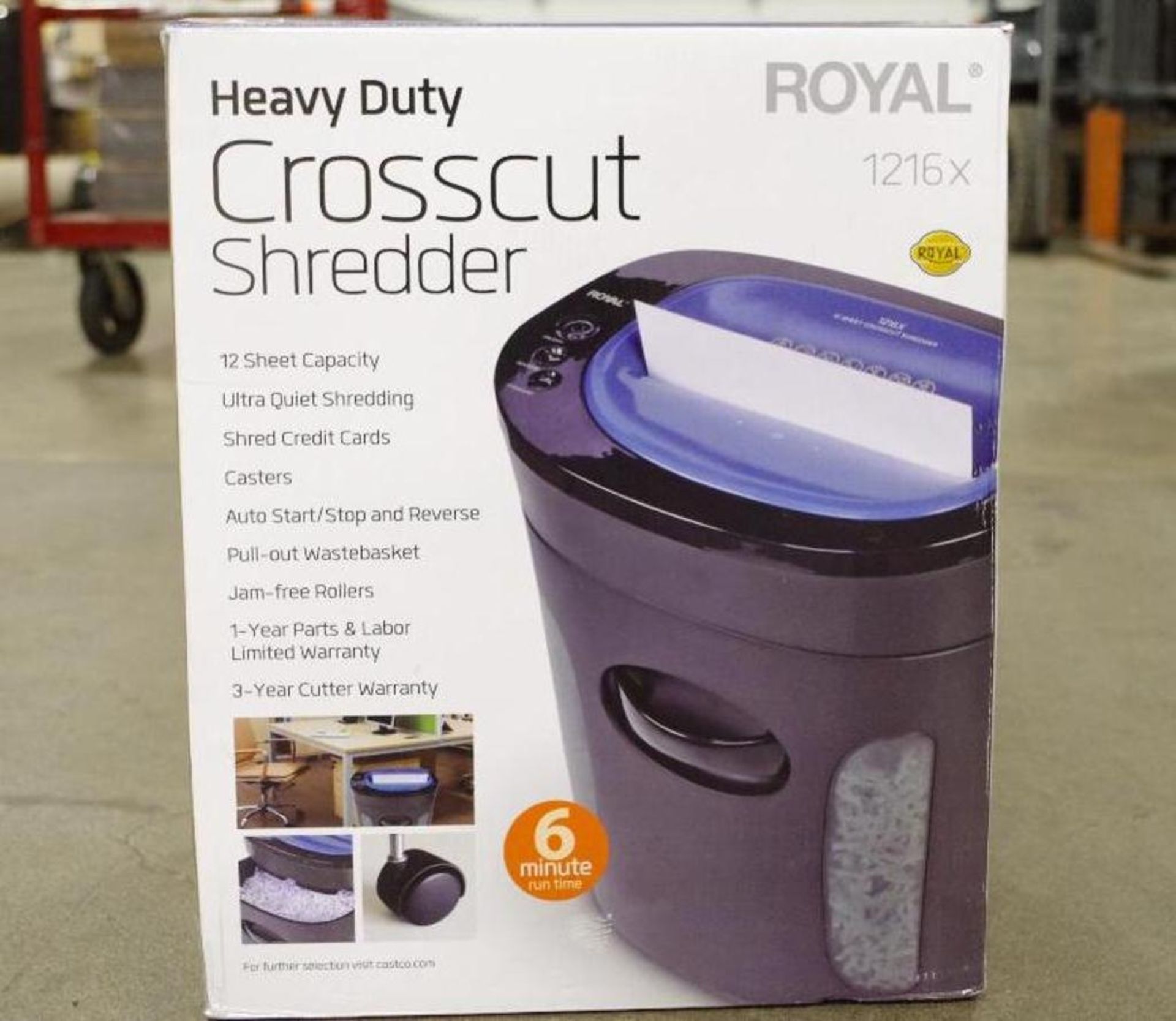 ROYAL Heavy Duty Crosscut Shredder - Image 2 of 3