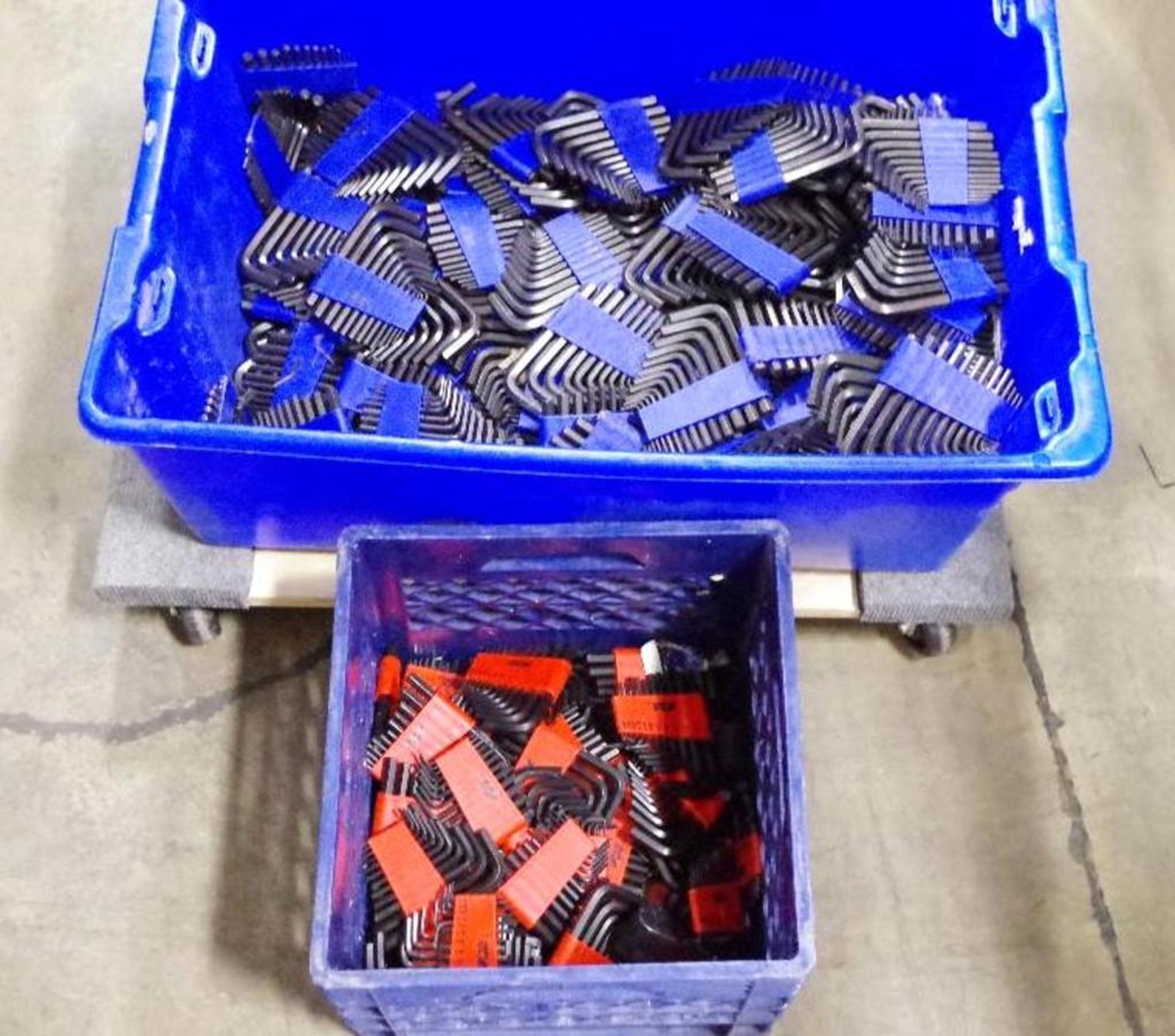 ***RESELLER SPECIAL*** [2] Bins of BLUE HAWK Allen Wrenches: (1) Metric & (1) SAE