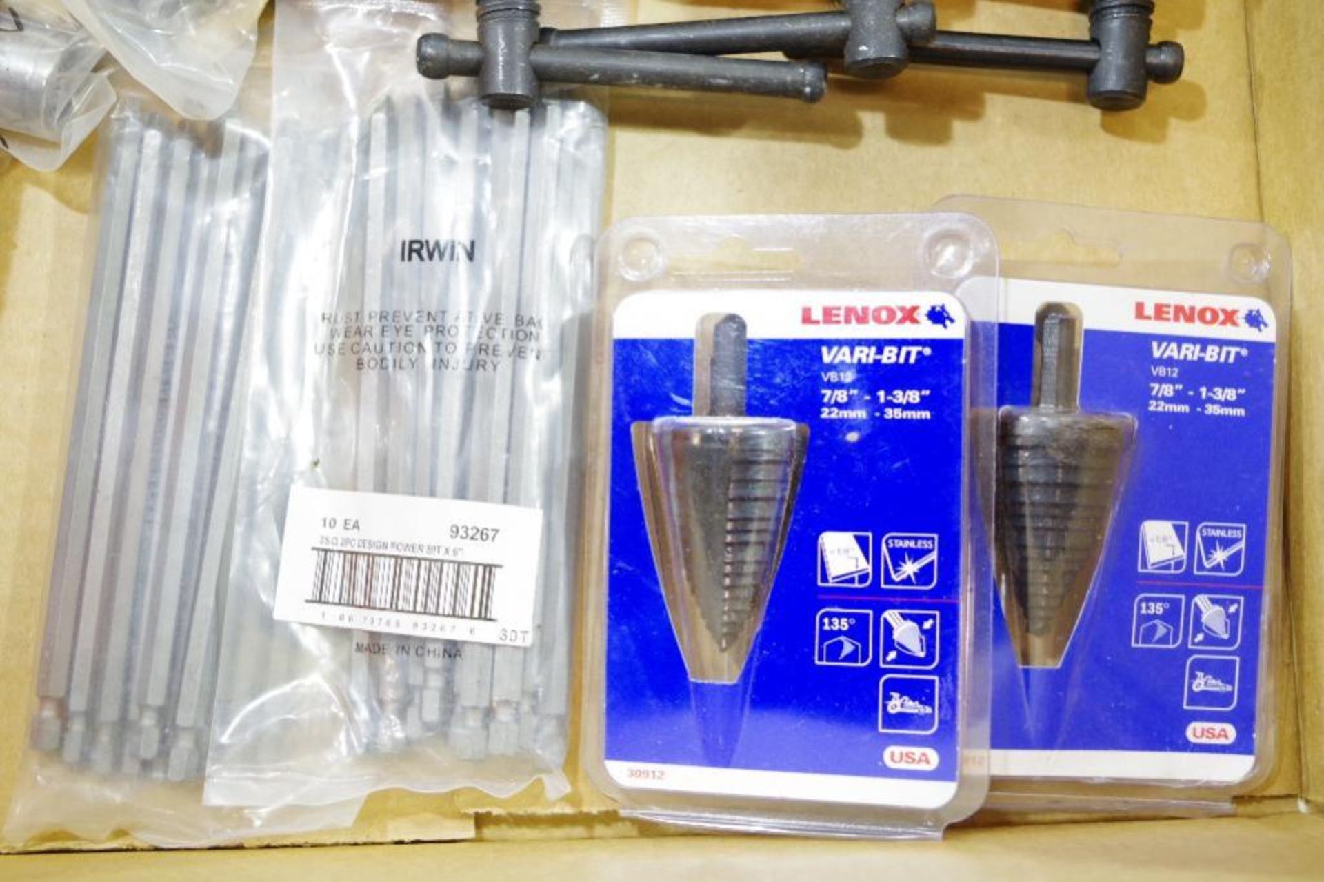 [QTY] MILWAUKEE Drill Bits, WILTON Clamps, LENOX Step Bits & Much More - Image 2 of 5