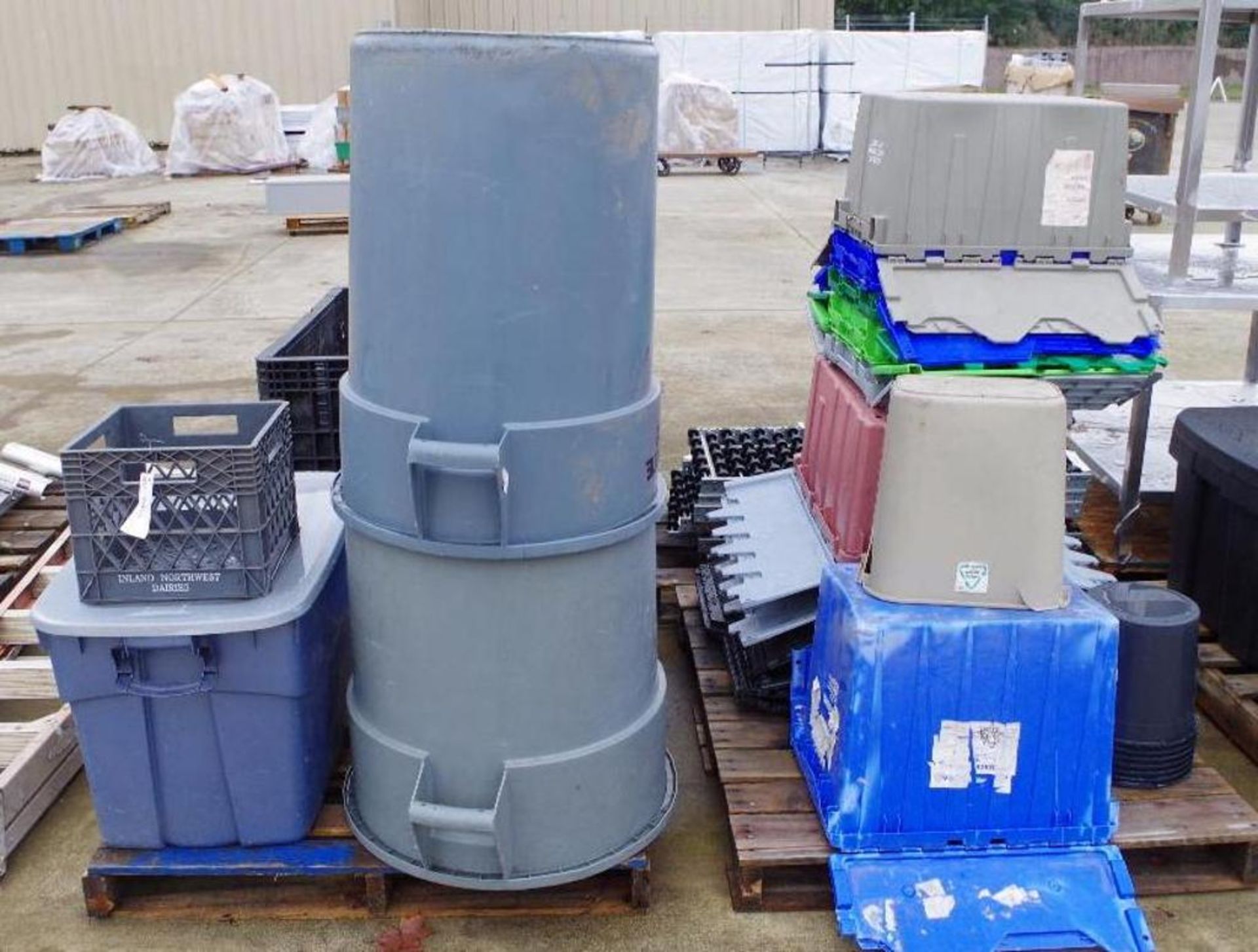 [QTY] Waste Receptacles, Plastic Bins & Buckets (Conditions Vary)