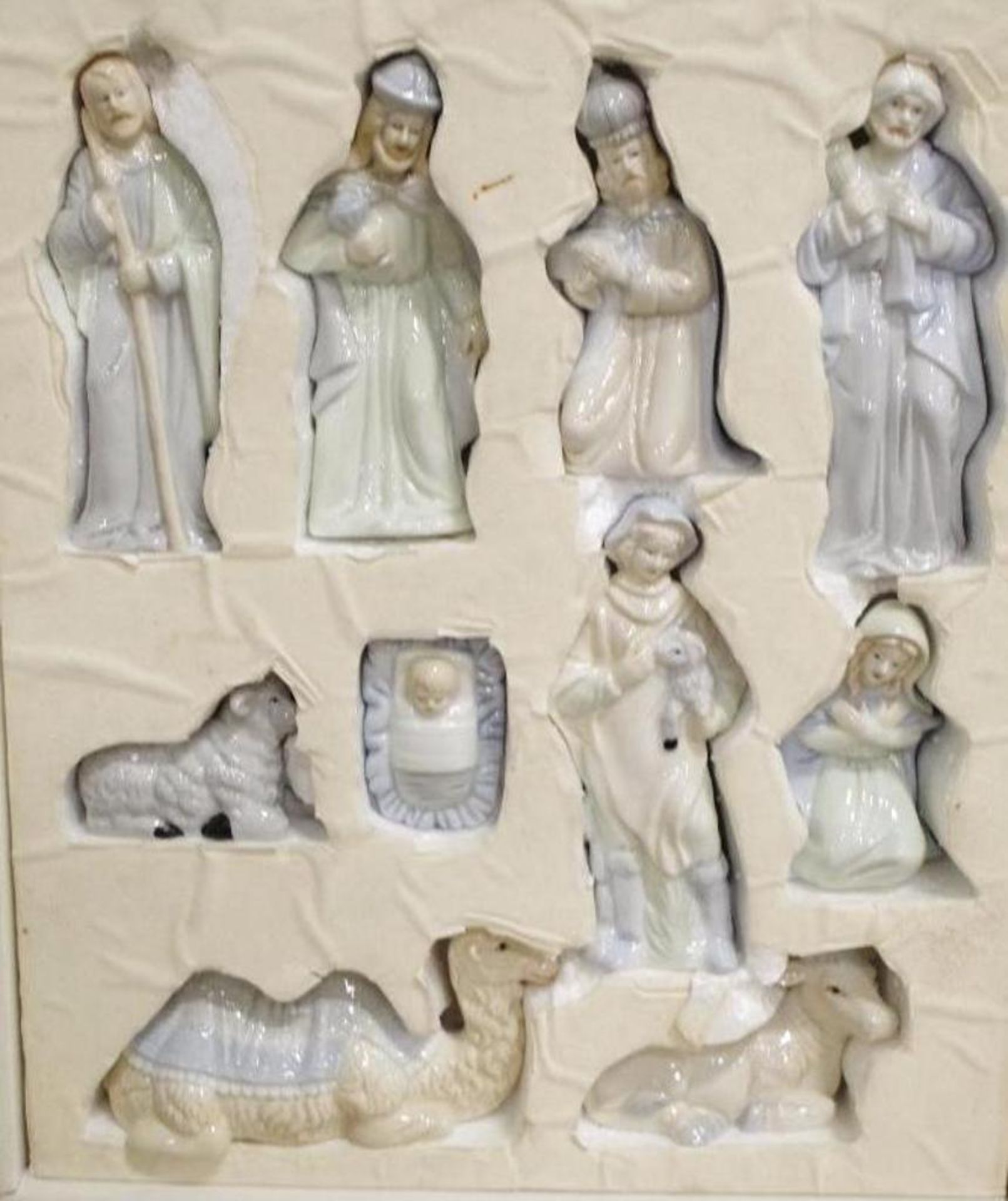 10-Piece Porcelain Nativity Set