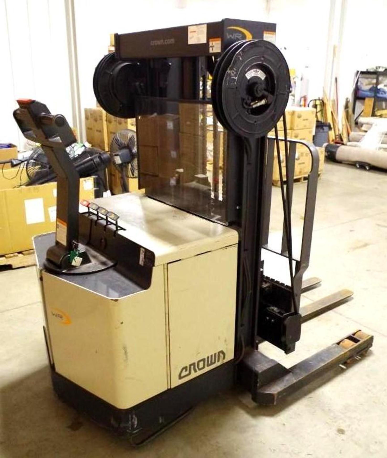 CROWN WR Series Electric Walk Behind Forklift, Walkie Stacker w/ Charger (see description)