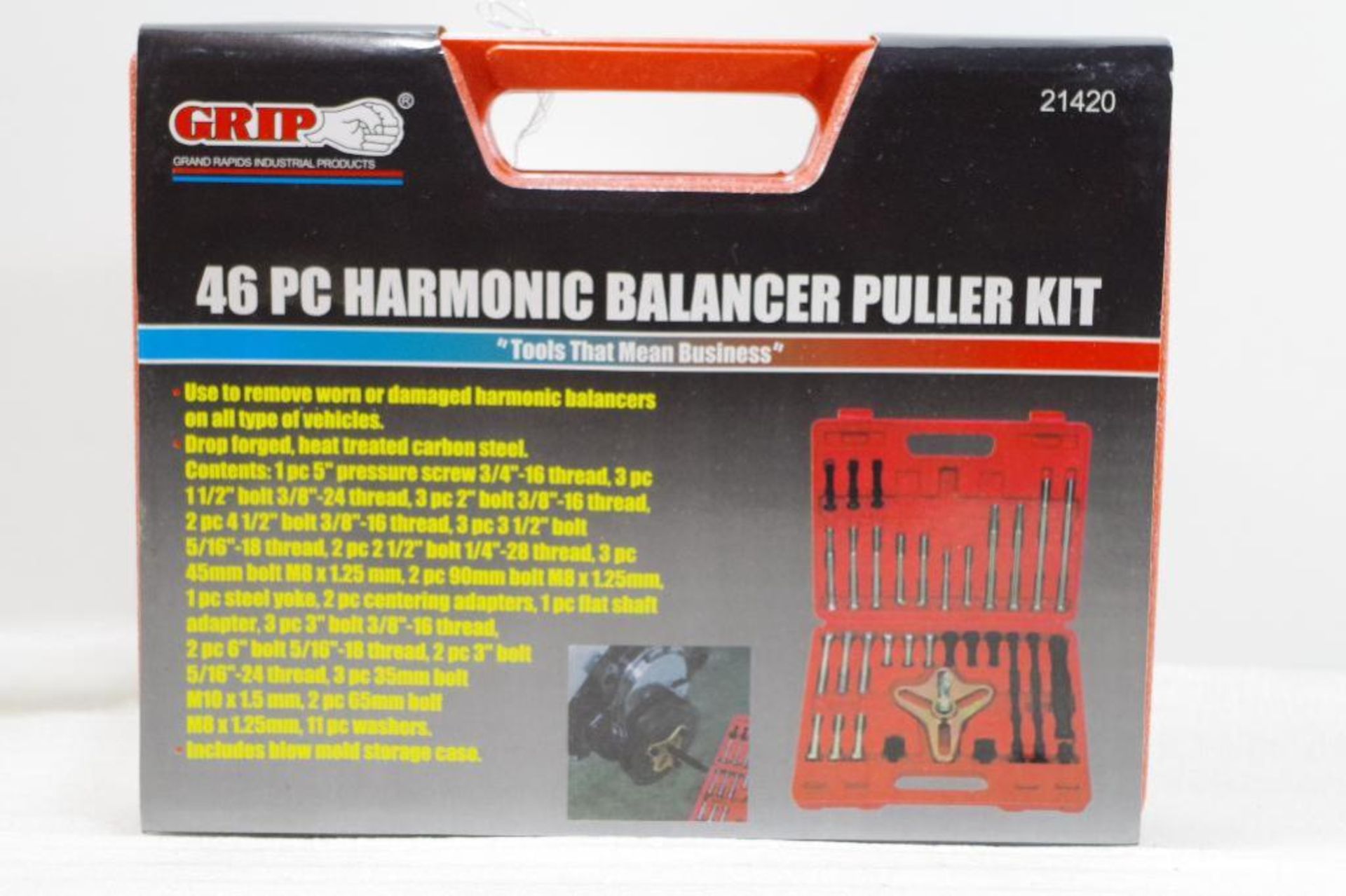 NEW 46-Piece Harmonic Balancer Gear Puller Kit - Image 2 of 2