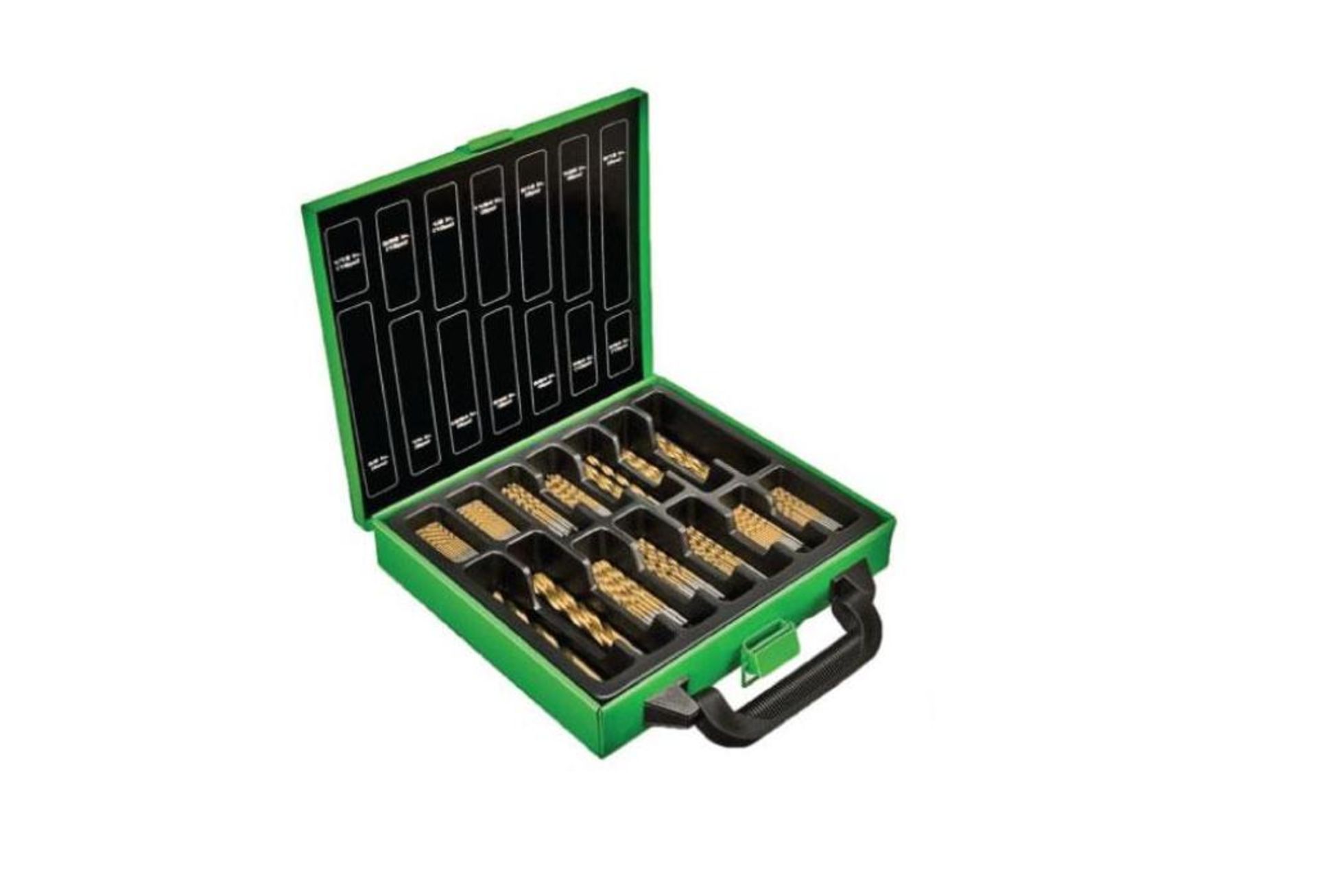 NEW KAWASAKI 88-Piece Titanium Coated Steel Drill Bit Set w/ Metal Case