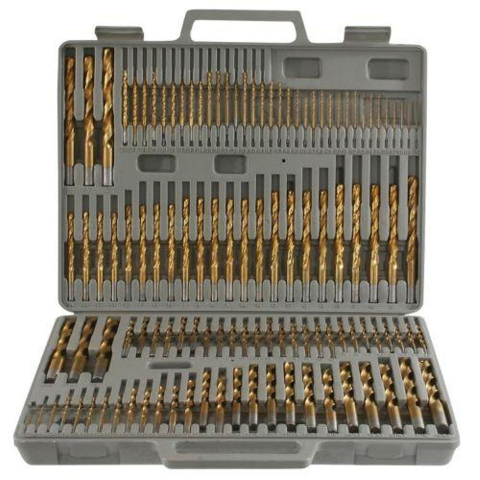 NEW 115-Piece Titanium Drill Bit Set w/ Case