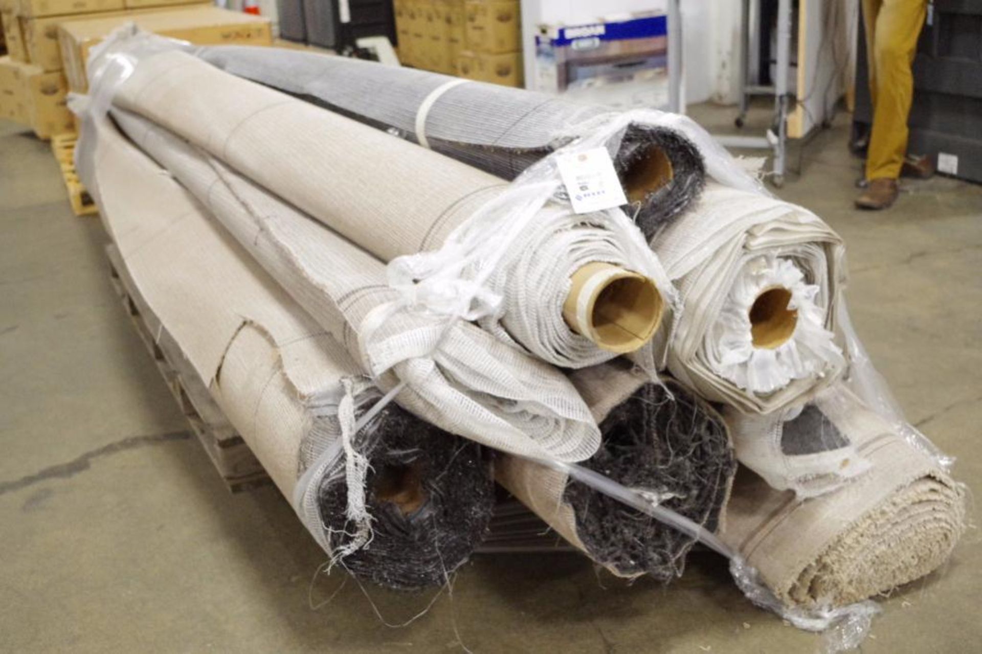 [8] UNUSED 12'W Rolls of Carpet, Length, Color & Type Vary - Image 2 of 3